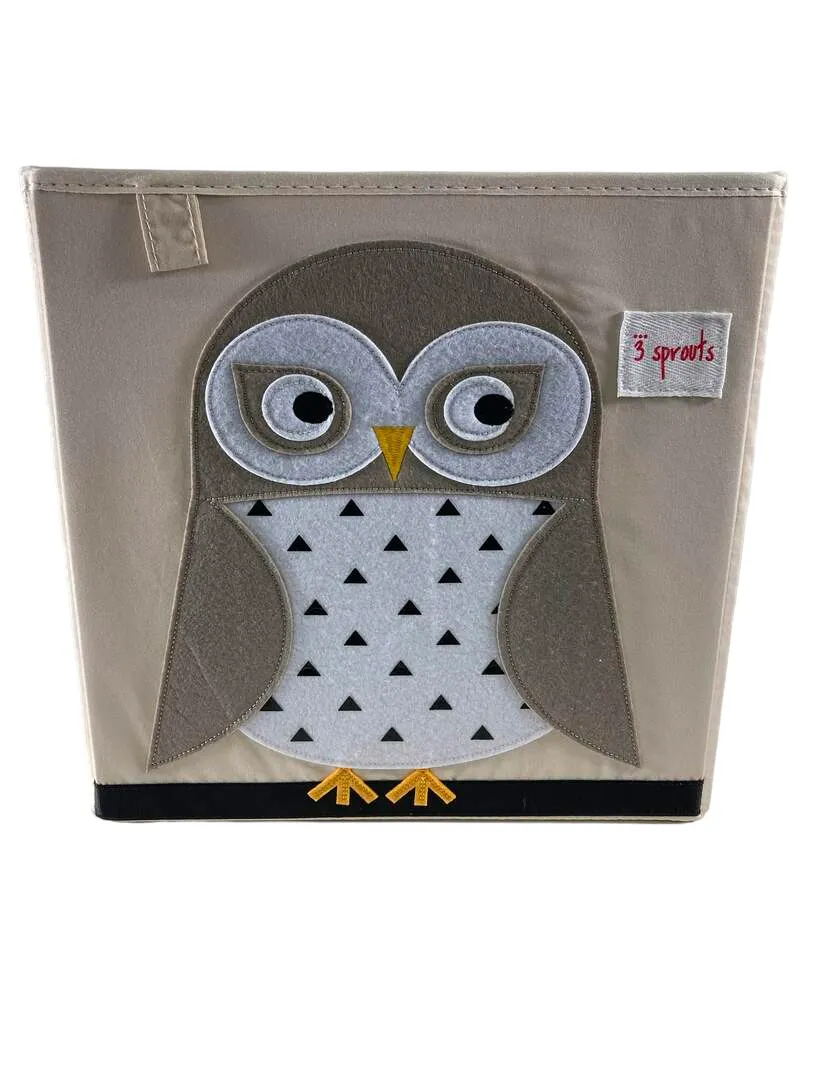3 Sprouts Storage Box, Owl