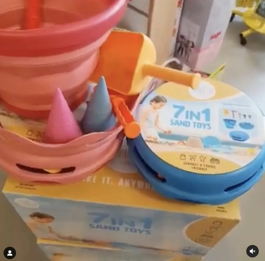 7-in-1 Sand Toy Set - Blue
