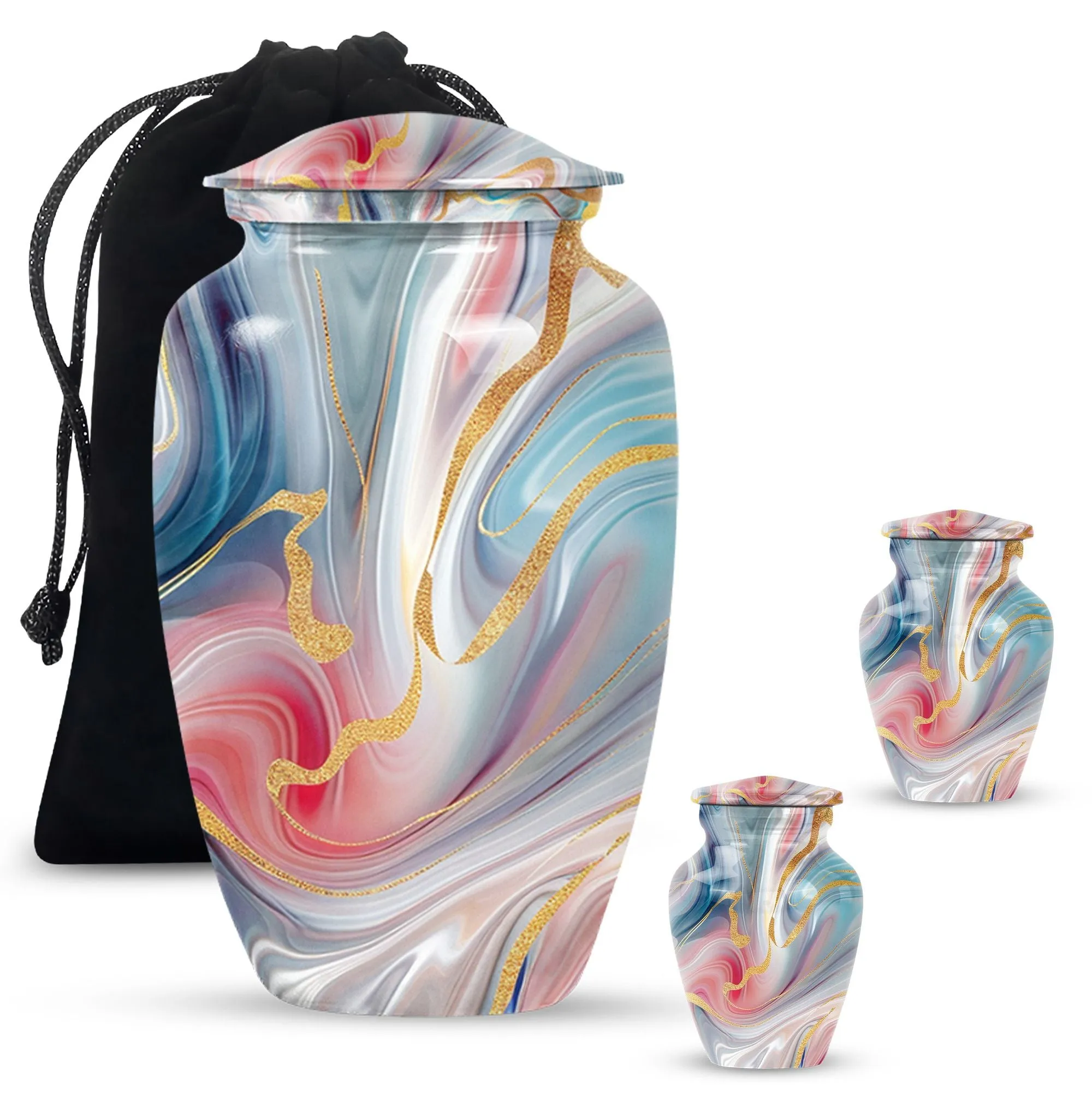 Abstract Eternity: Aesthetic Cremation Urn for Loved Ones