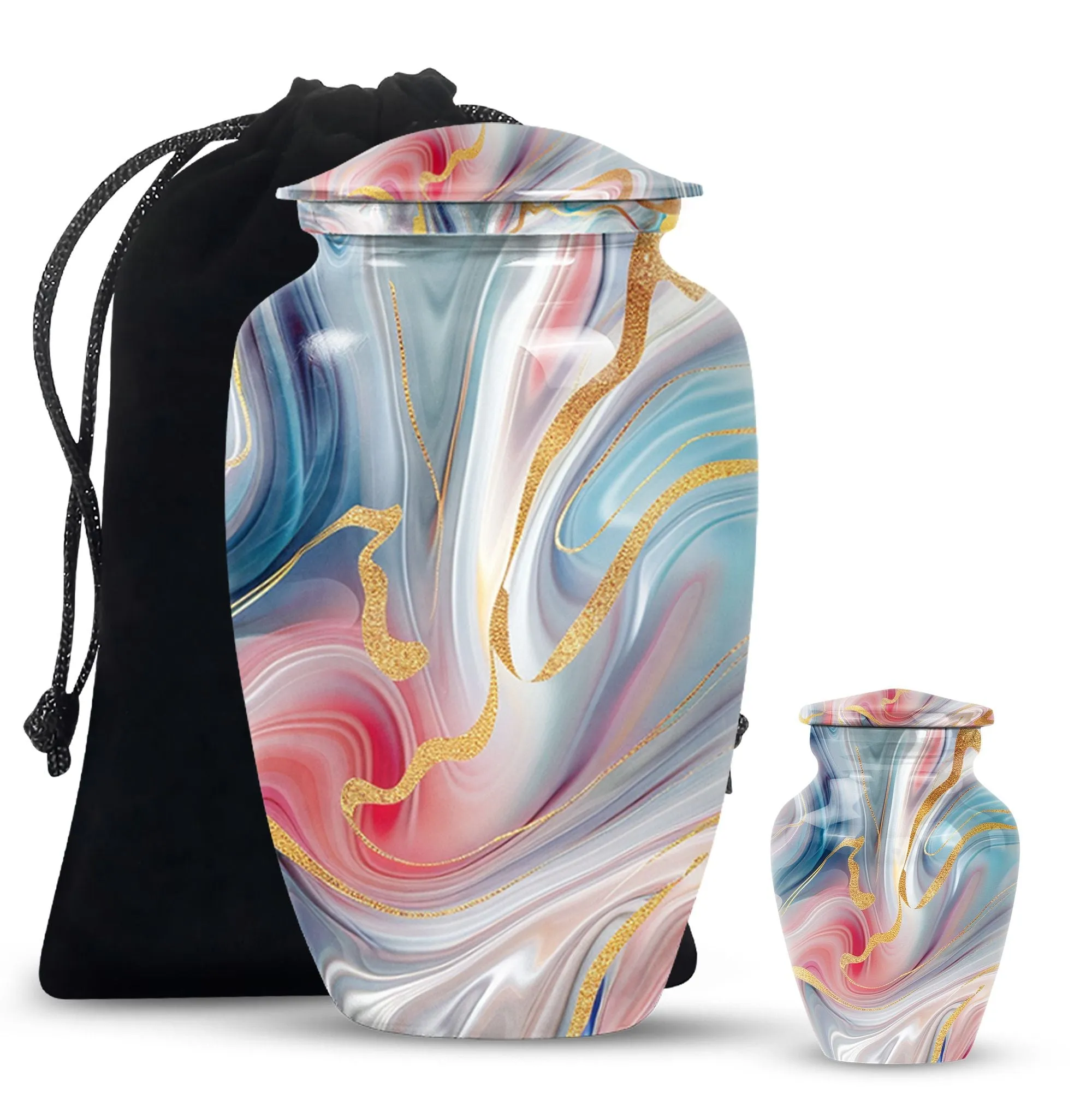 Abstract Eternity: Aesthetic Cremation Urn for Loved Ones