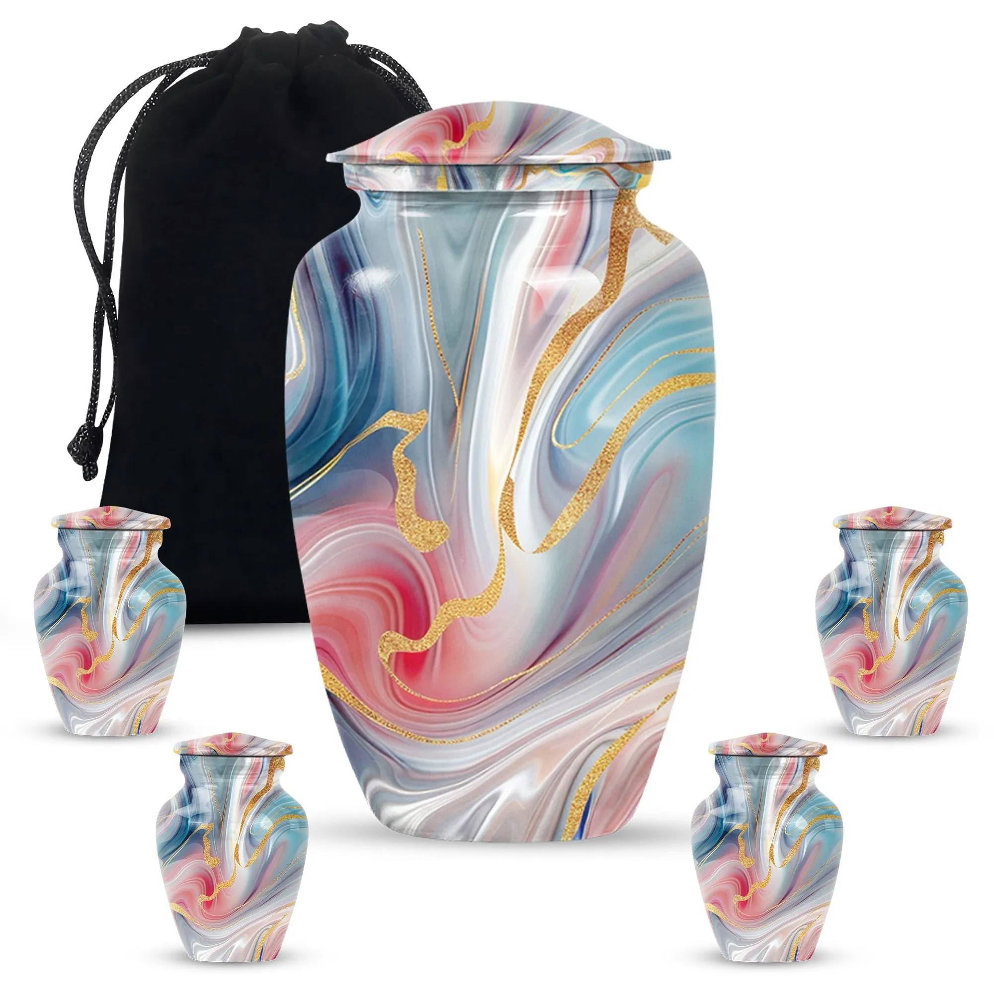 Abstract Eternity: Aesthetic Cremation Urn for Loved Ones