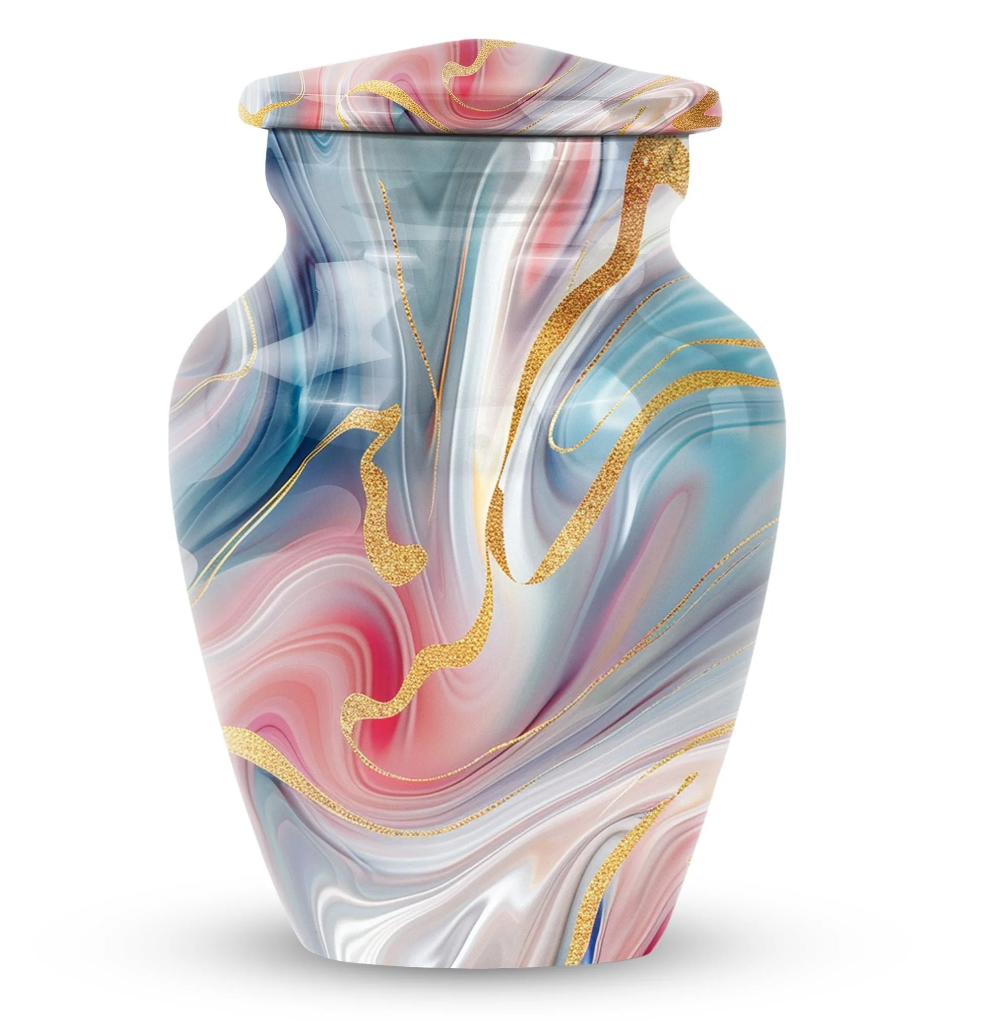 Abstract Eternity: Aesthetic Cremation Urn for Loved Ones