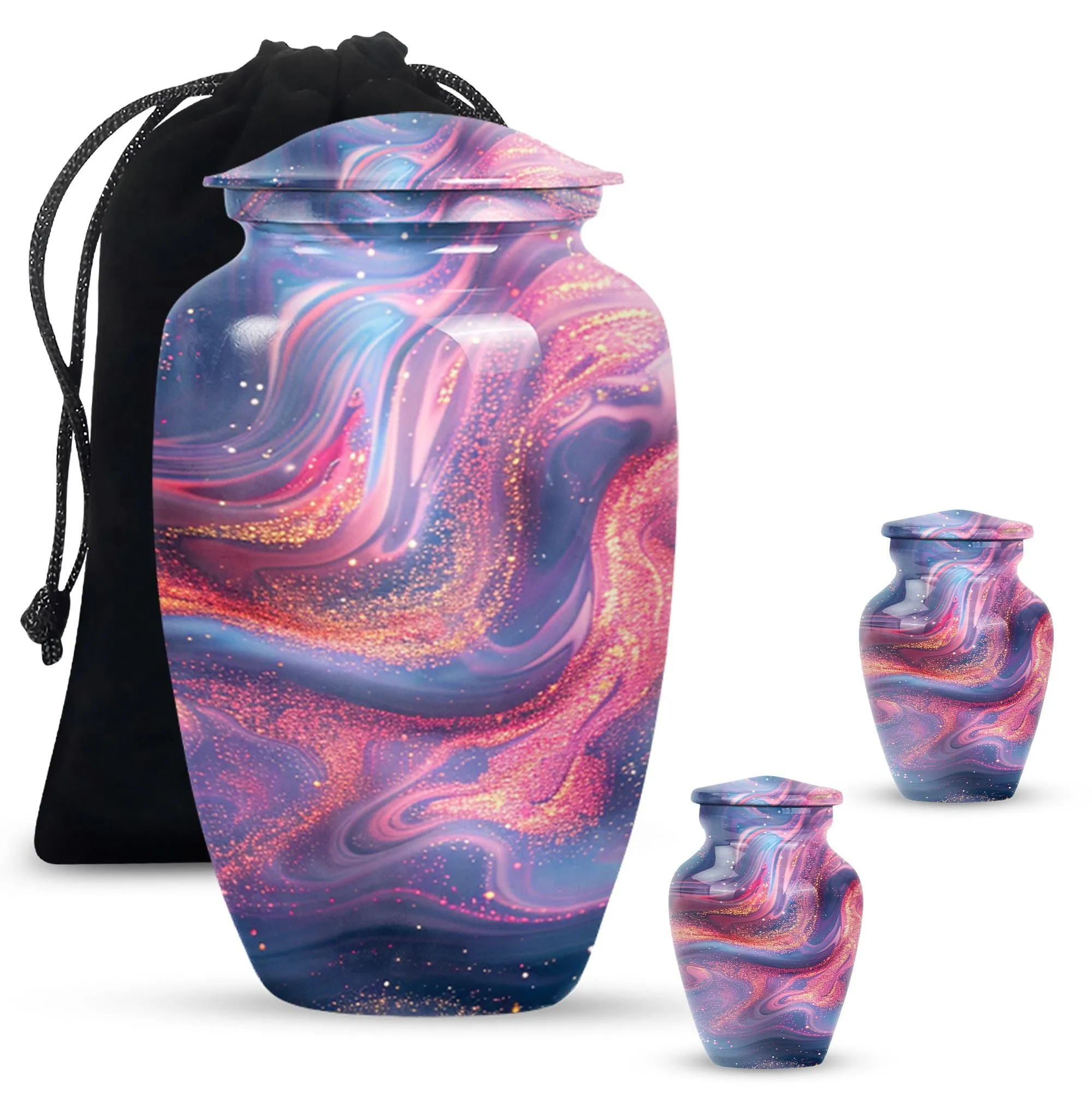 Abstract Eternity: Commemorative Urn for Ashes of Loved Ones