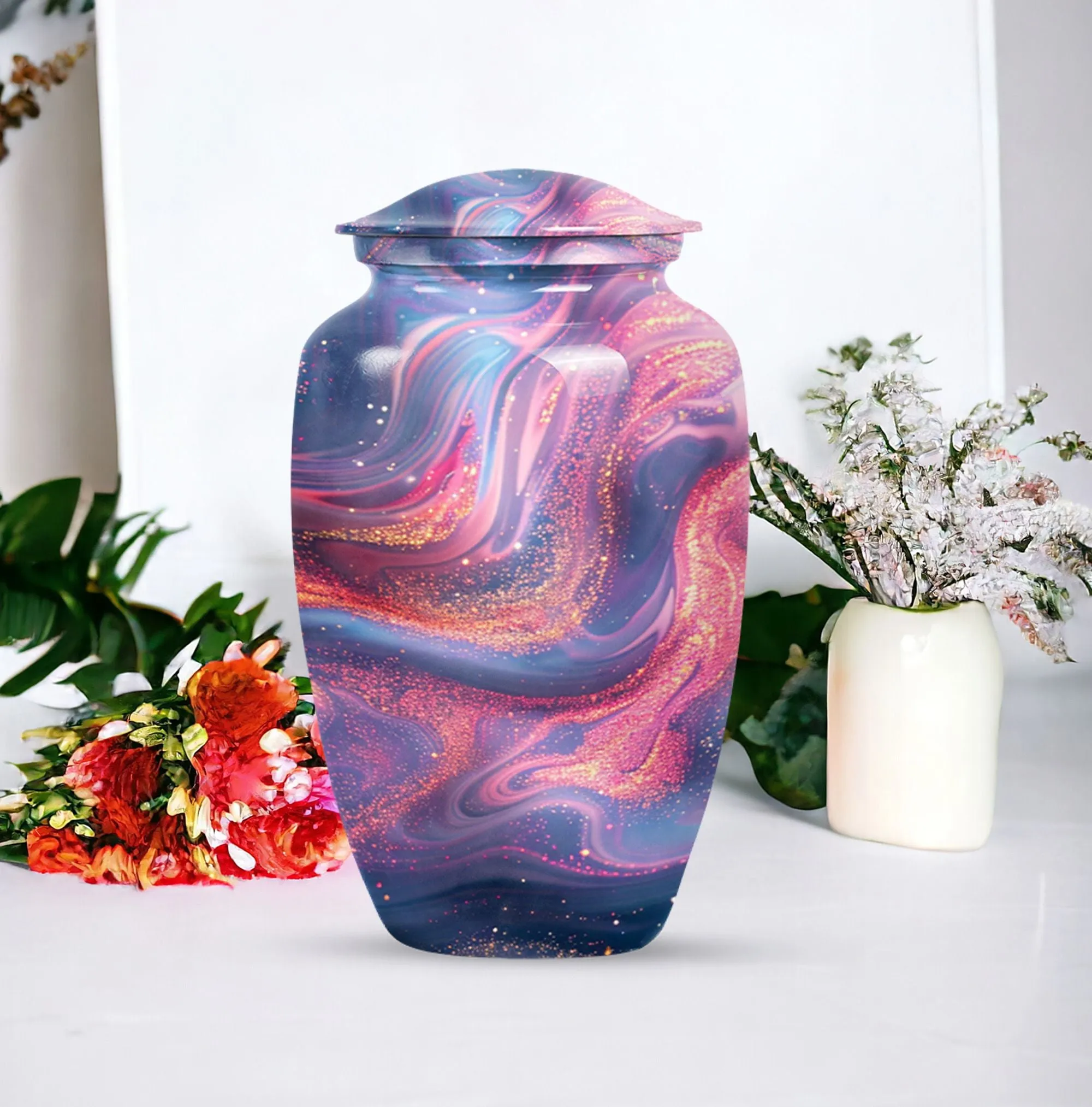 Abstract Eternity: Commemorative Urn for Ashes of Loved Ones