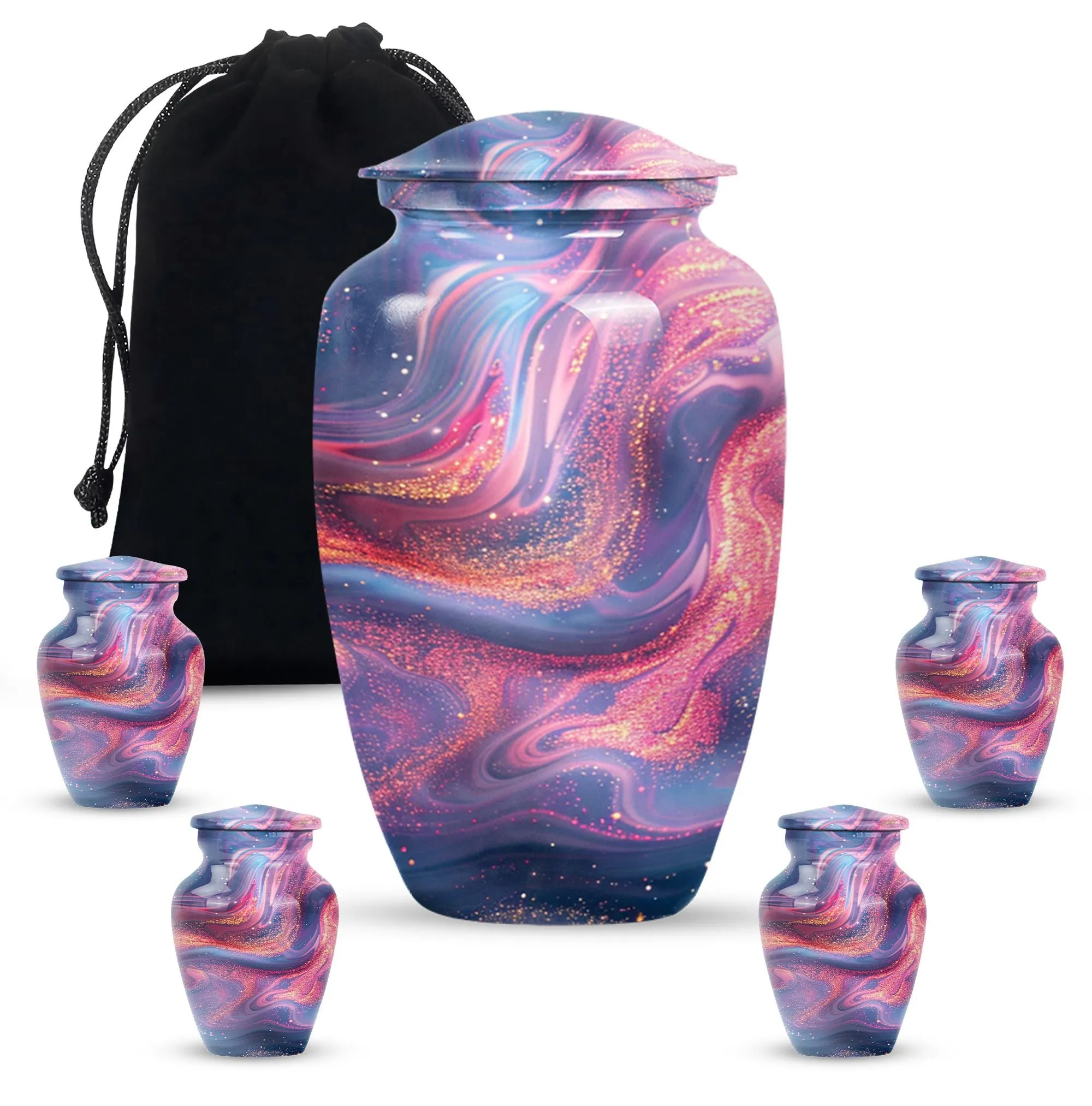 Abstract Eternity: Commemorative Urn for Ashes of Loved Ones