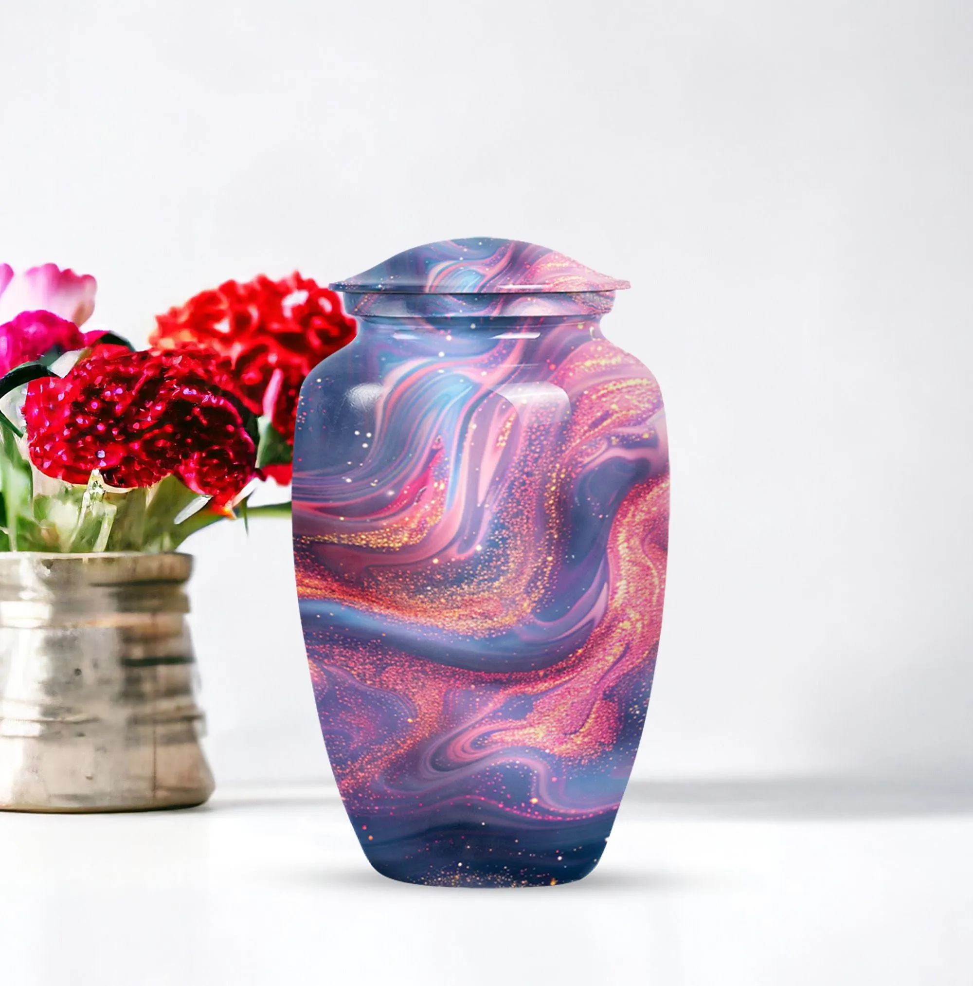 Abstract Eternity: Commemorative Urn for Ashes of Loved Ones