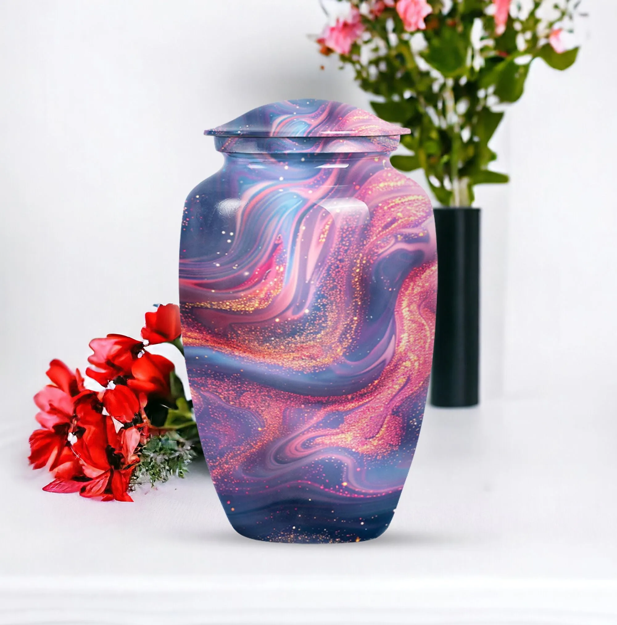 Abstract Eternity: Commemorative Urn for Ashes of Loved Ones
