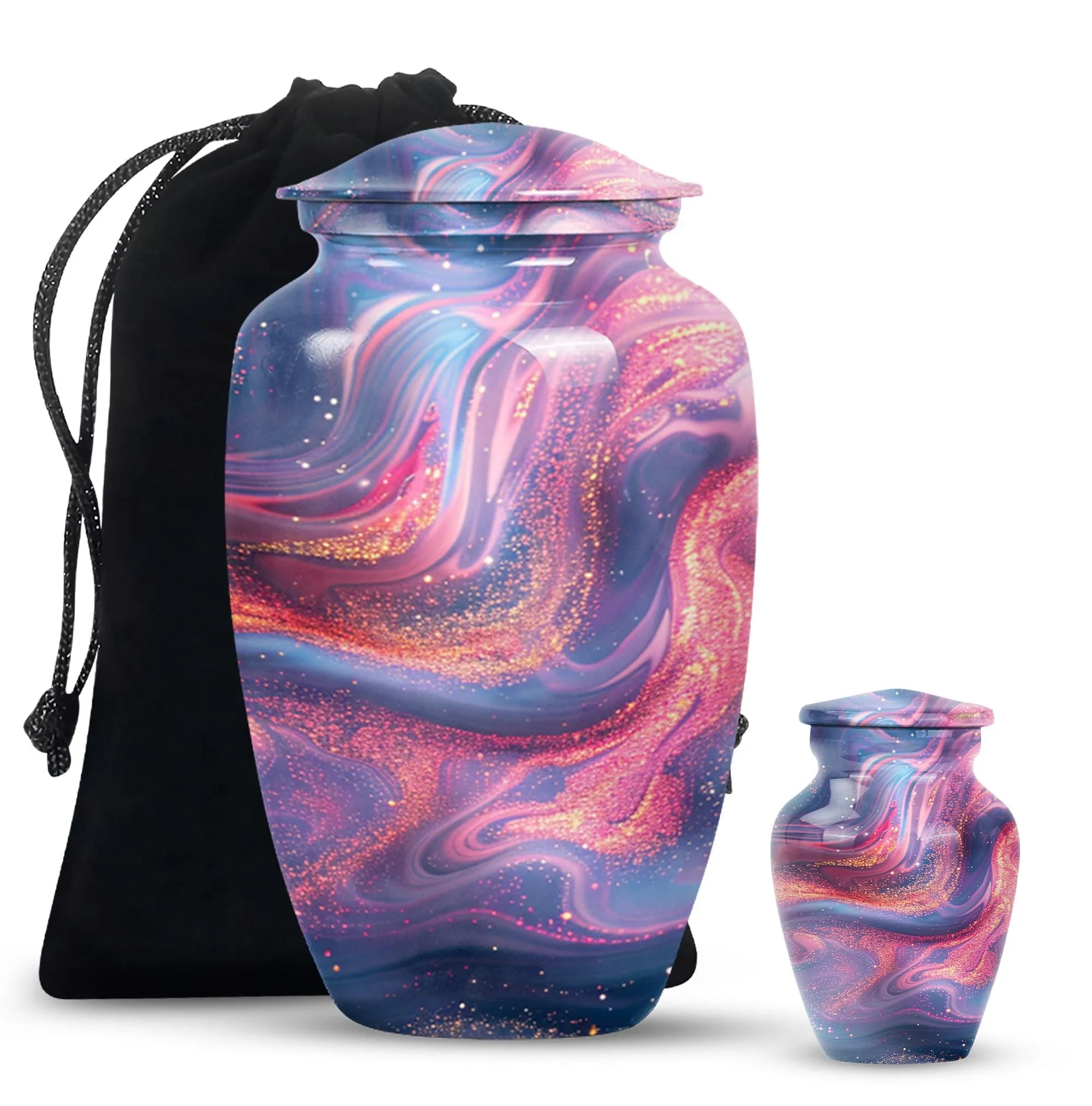 Abstract Eternity: Commemorative Urn for Ashes of Loved Ones