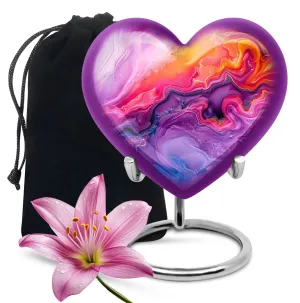 Abstract Love Remembrance - Large Burial Memorial Urn