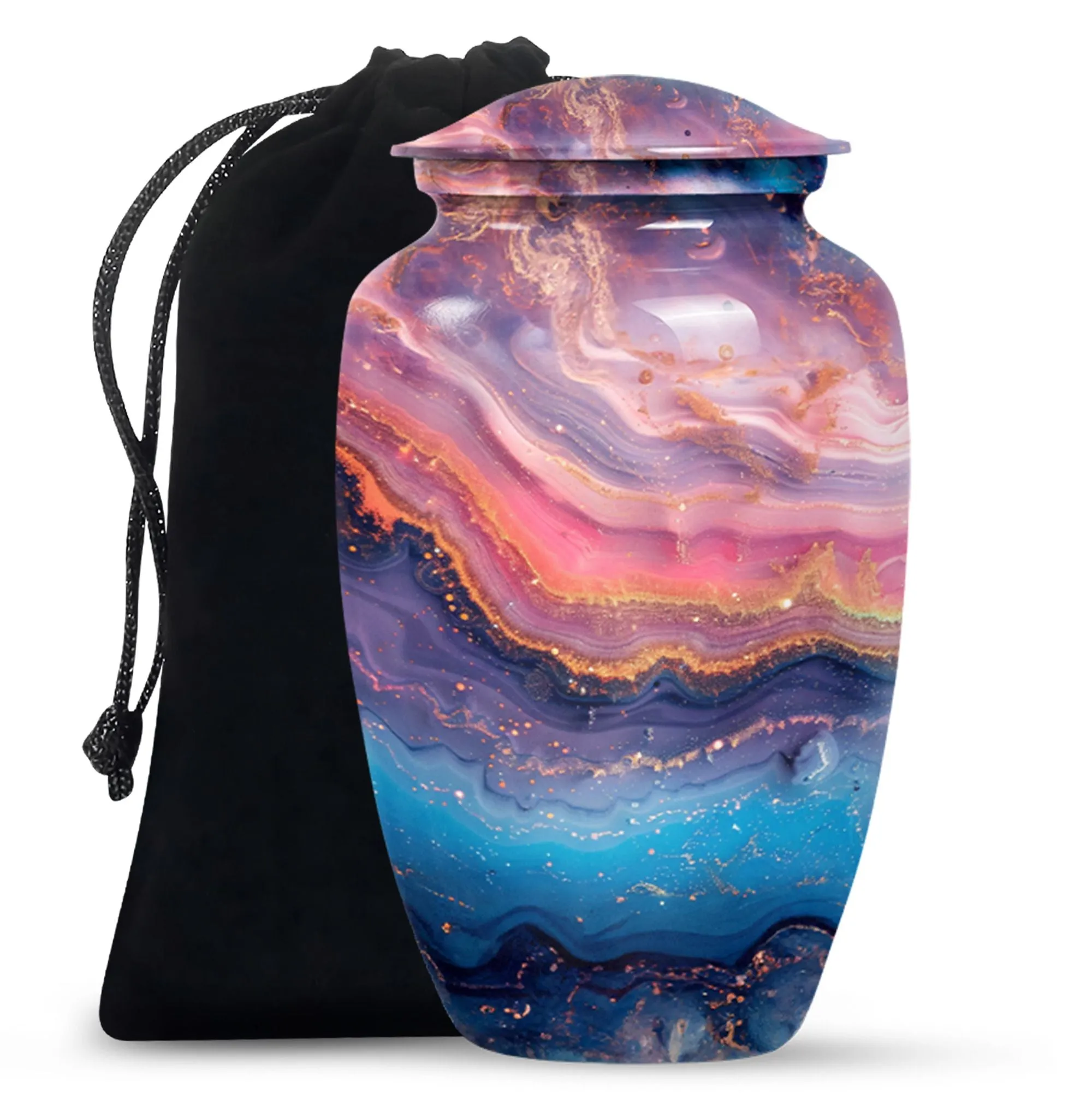 Abstract Spectra - Large Size Cremation Urn for Men