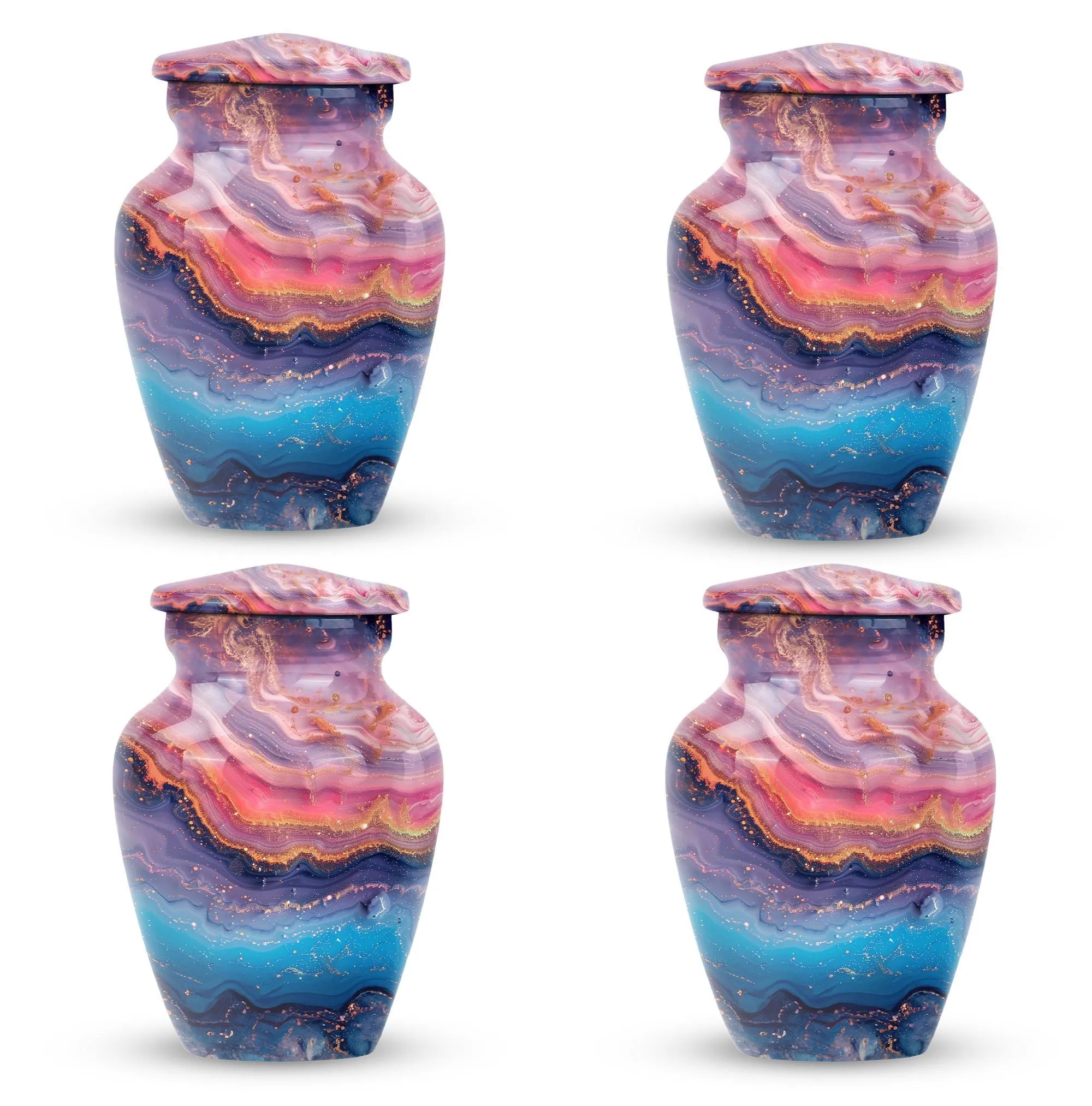 Abstract Spectra - Large Size Cremation Urn for Men