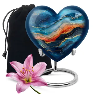 Abstract Urn Treasure - Memorial Encore for Sublime Farewell