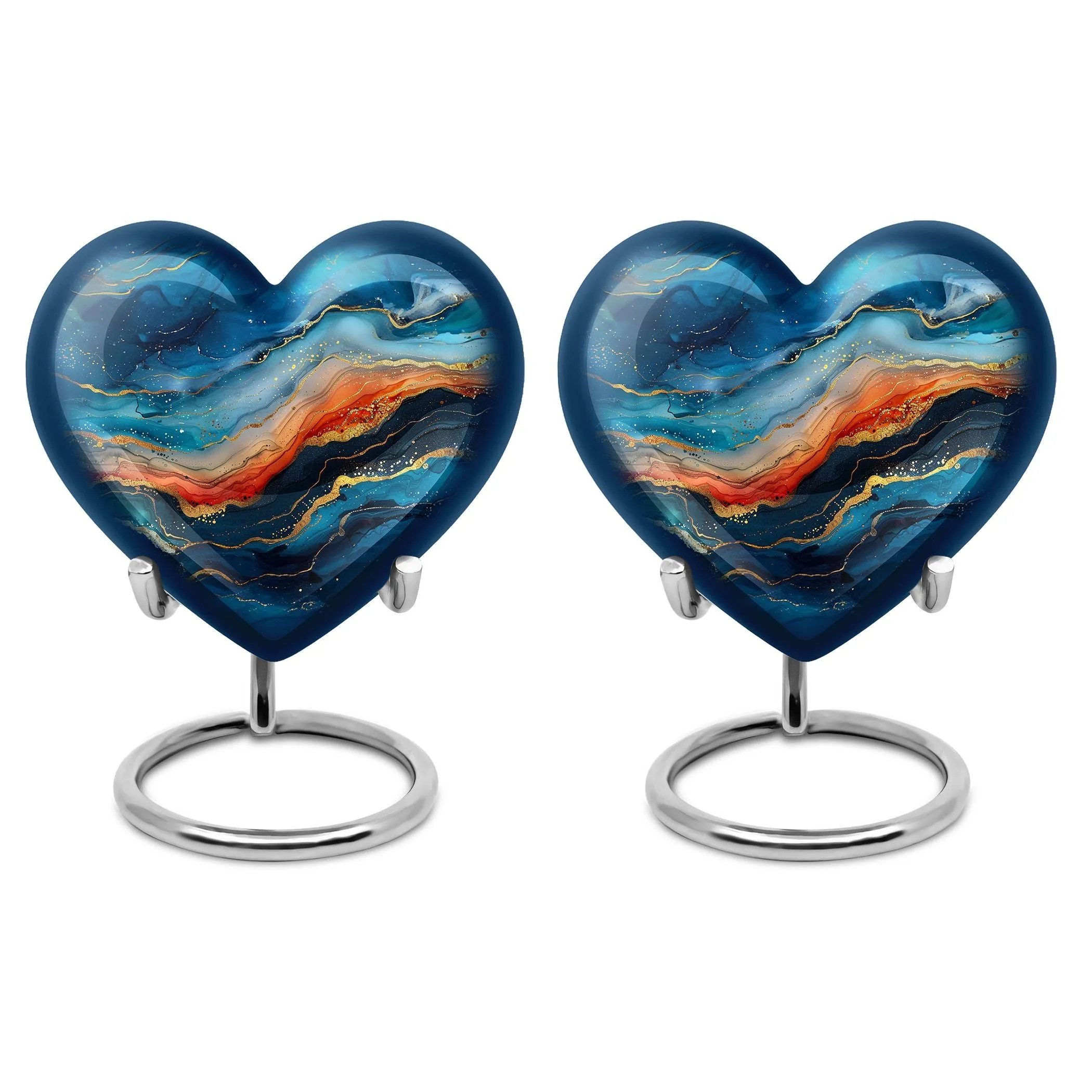 Abstract Urn Treasure - Memorial Encore for Sublime Farewell
