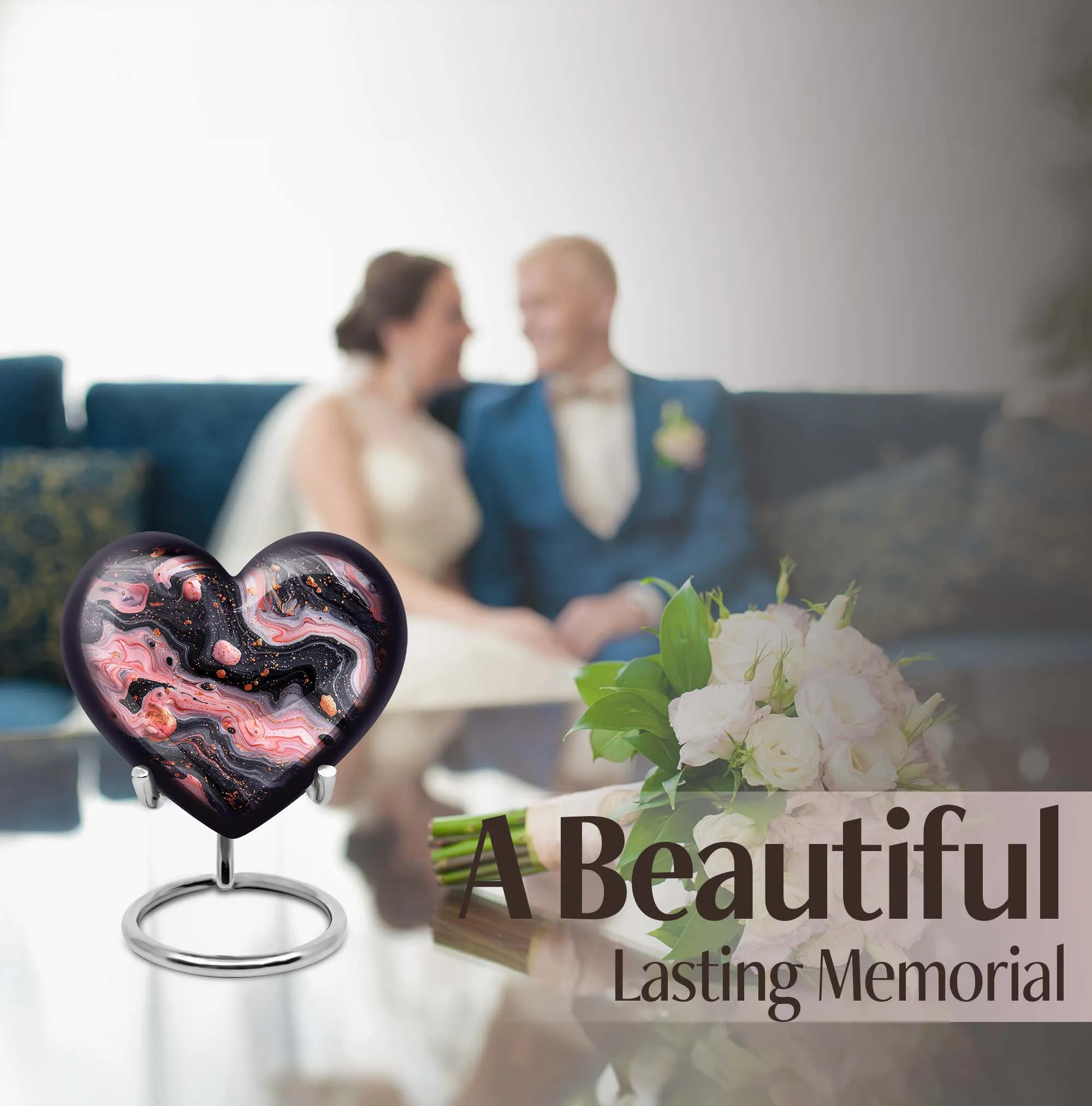 Abstract Urn Tribute: Cremation-like Safekeep for Human Remains
