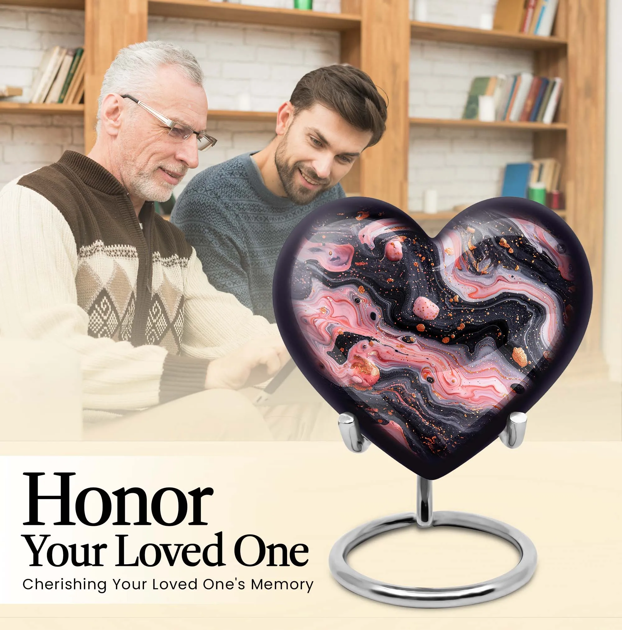 Abstract Urn Tribute: Cremation-like Safekeep for Human Remains