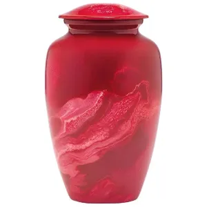 Adult cremation urn | Low coat value  Ash Urn  | Great Human ash urn | Ruby Swirl | Quality Urns For Less