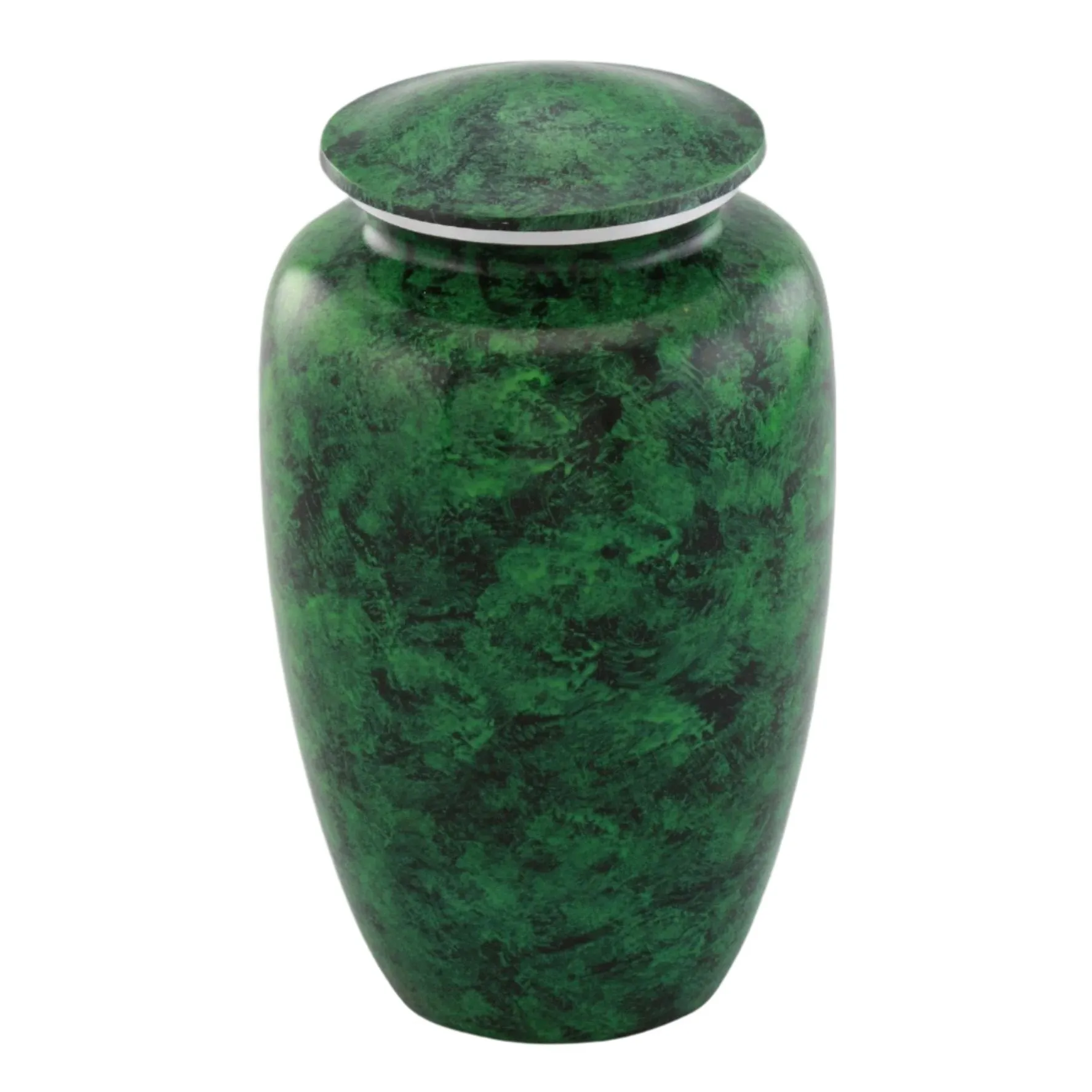 Adult cremation urn | Low cost value  Ash Urn  | Great Human ash urn | Mottled Green | Quality Urns For Less