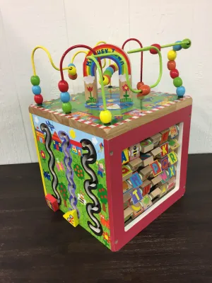 ALEX Toys Discover My Busy Town Wooden Activity Cube