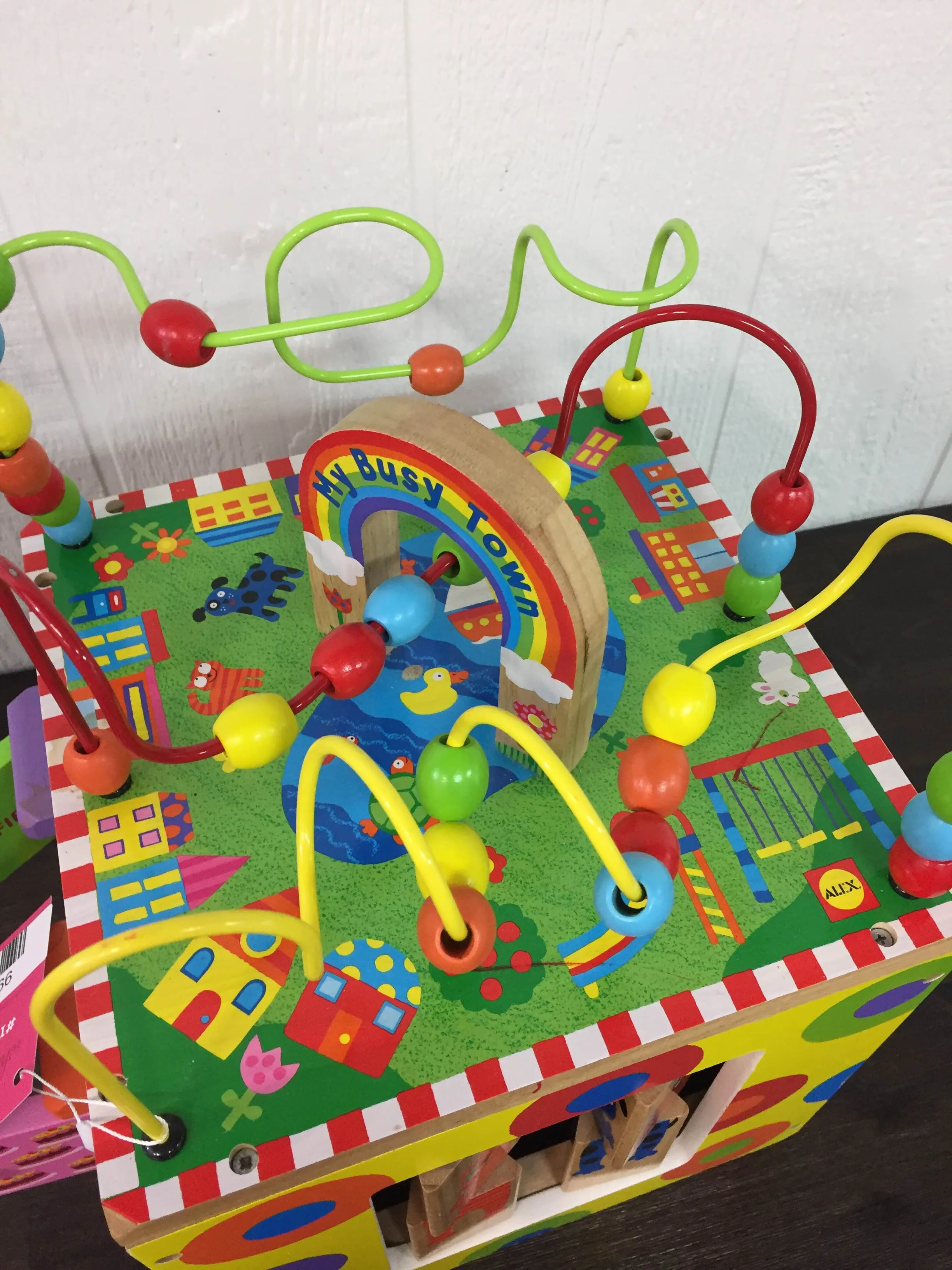 ALEX Toys Discover My Busy Town Wooden Activity Cube