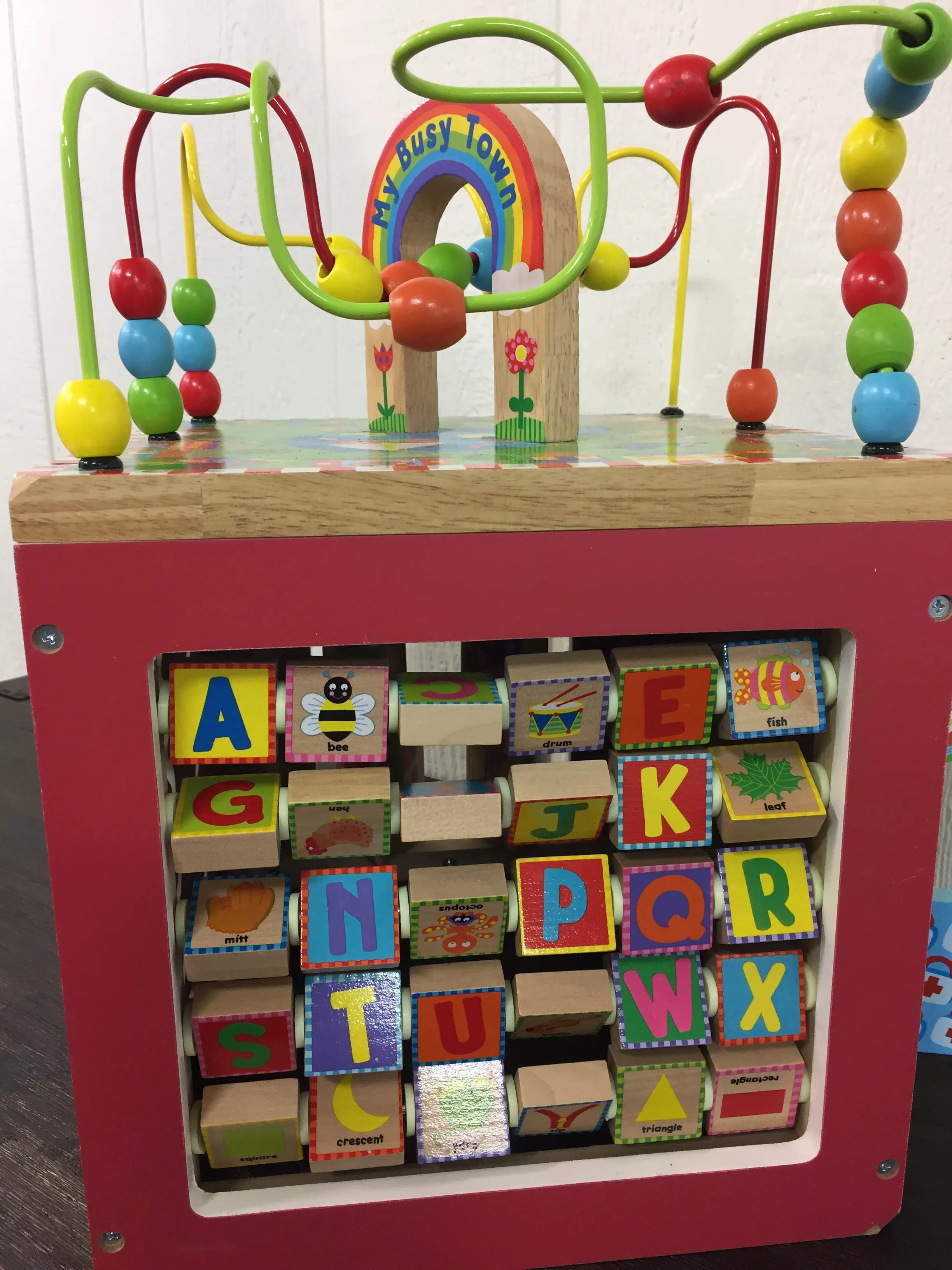 ALEX Toys Discover My Busy Town Wooden Activity Cube