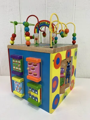ALEX Toys Discover My Busy Town Wooden Activity Cube