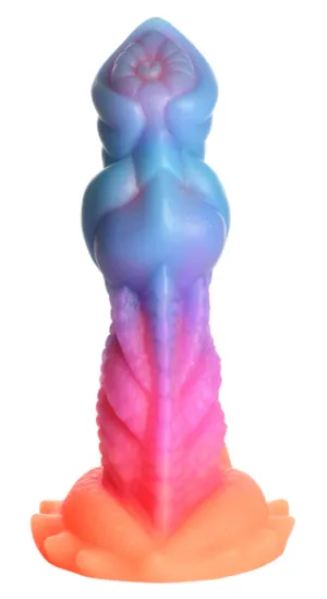 Aqua Cock Glow-In-The-Dark Dildo by Creature Cocks