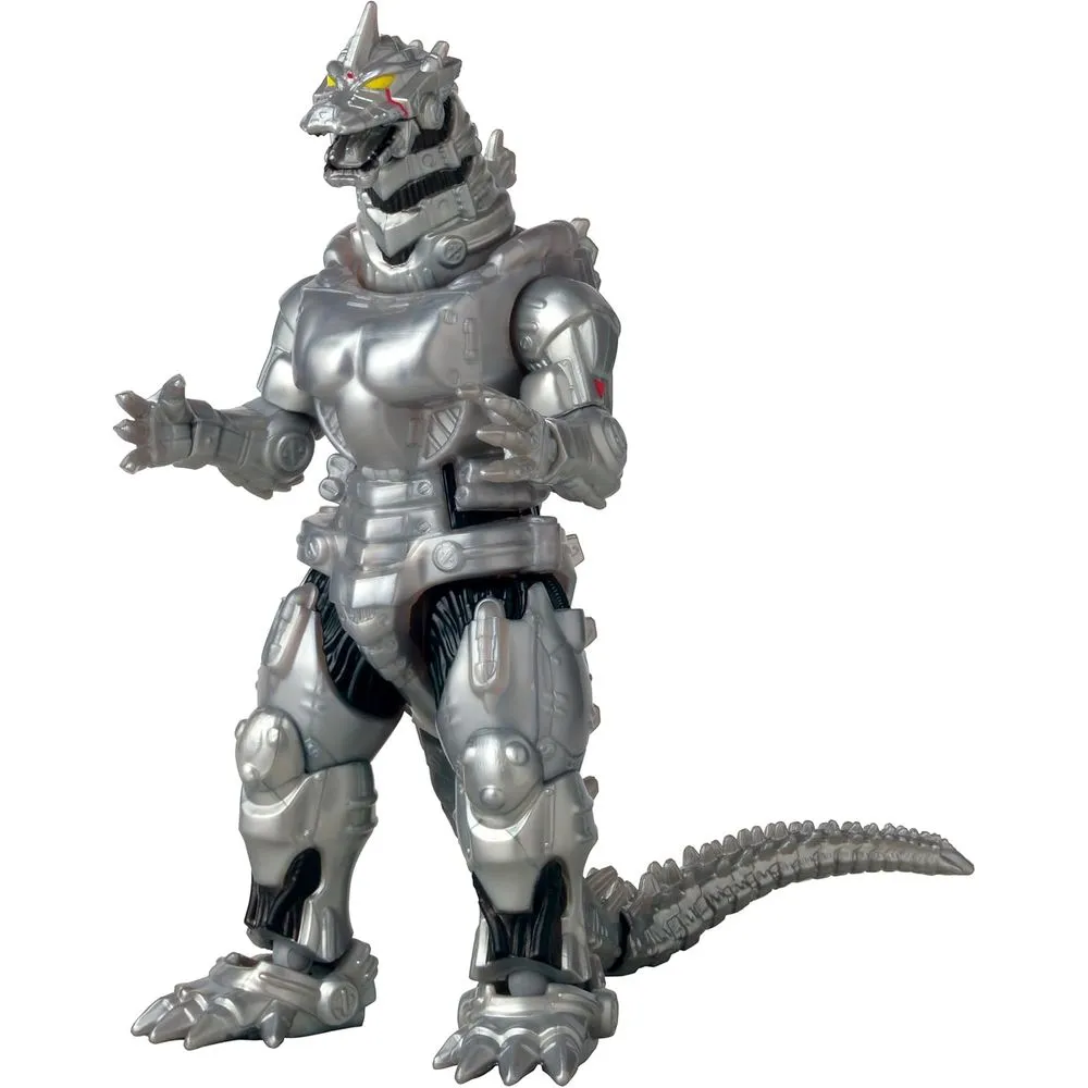 Bandai Namco 92342 6" Godzilla 2002 Action Figure Set, Silver