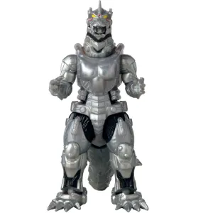 Bandai Namco 92342 6" Godzilla 2002 Action Figure Set, Silver
