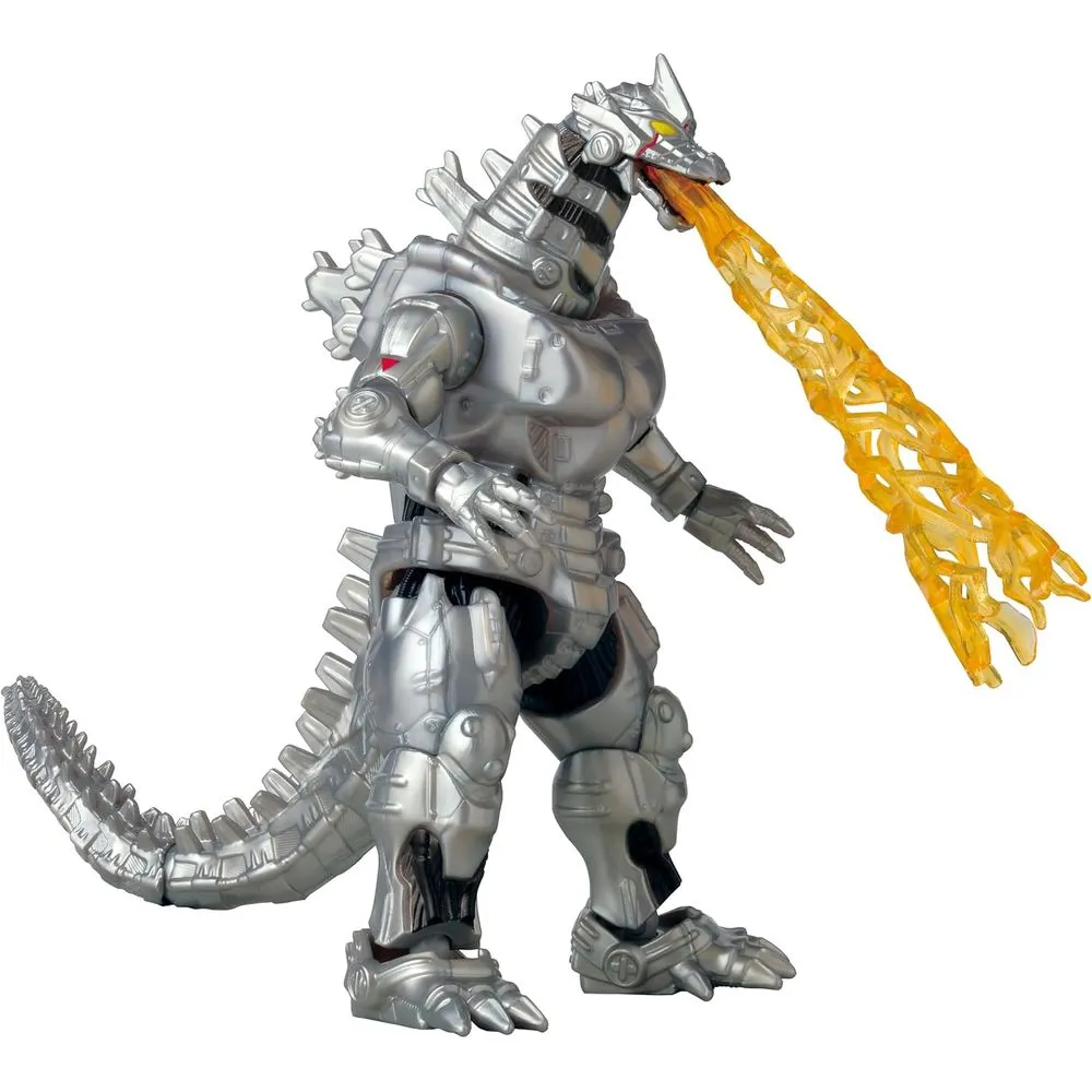 Bandai Namco 92342 6" Godzilla 2002 Action Figure Set, Silver