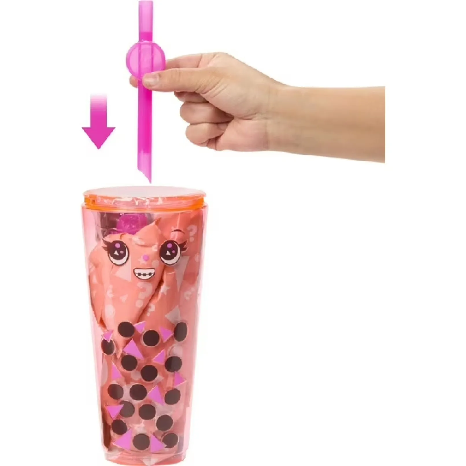 Barbie HTJ22 Pop Reveal Boba Tea Series Fashion Doll & Accessories Set with 8 Surprises