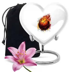 Basketball Cremation Tribute - Loving Dad Memorial Urn lasting