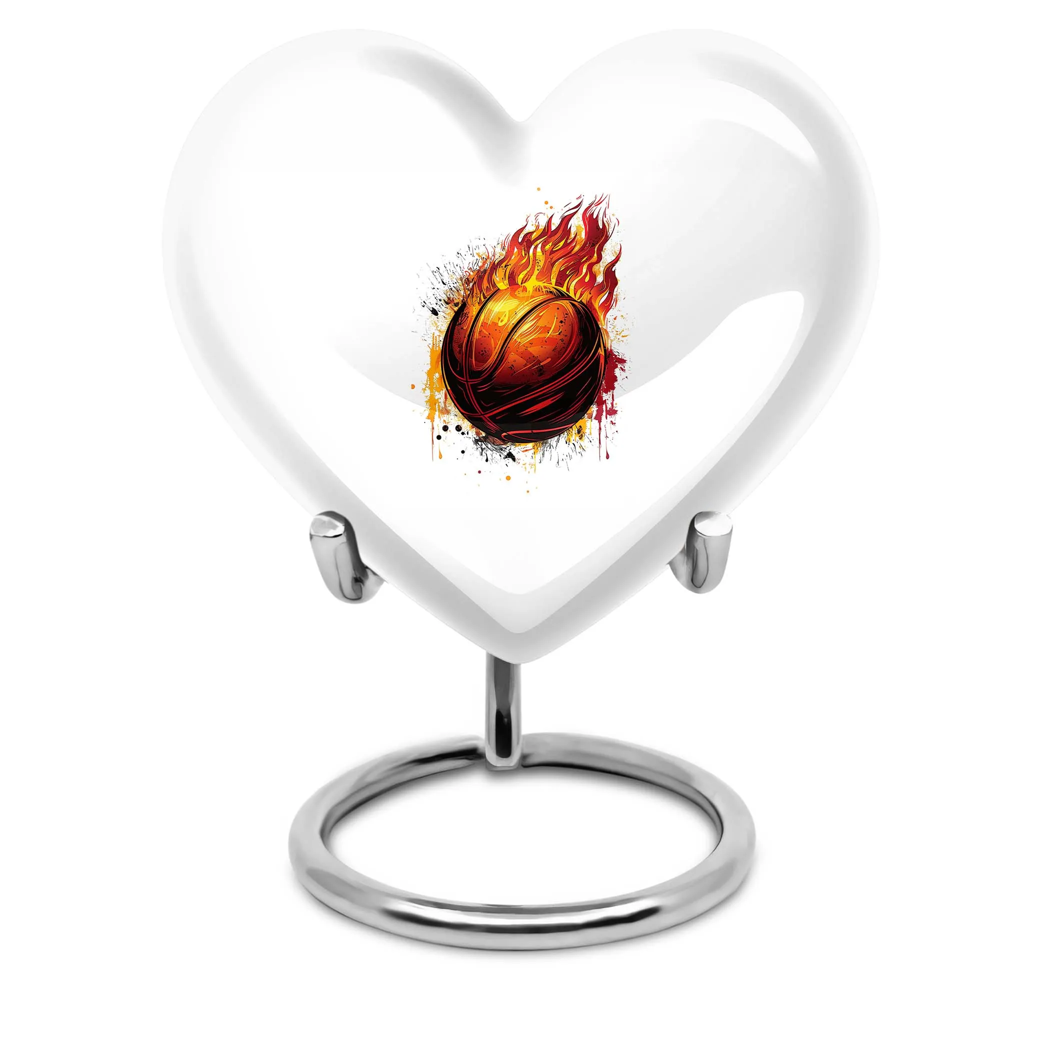 Basketball Cremation Tribute - Loving Dad Memorial Urn lasting