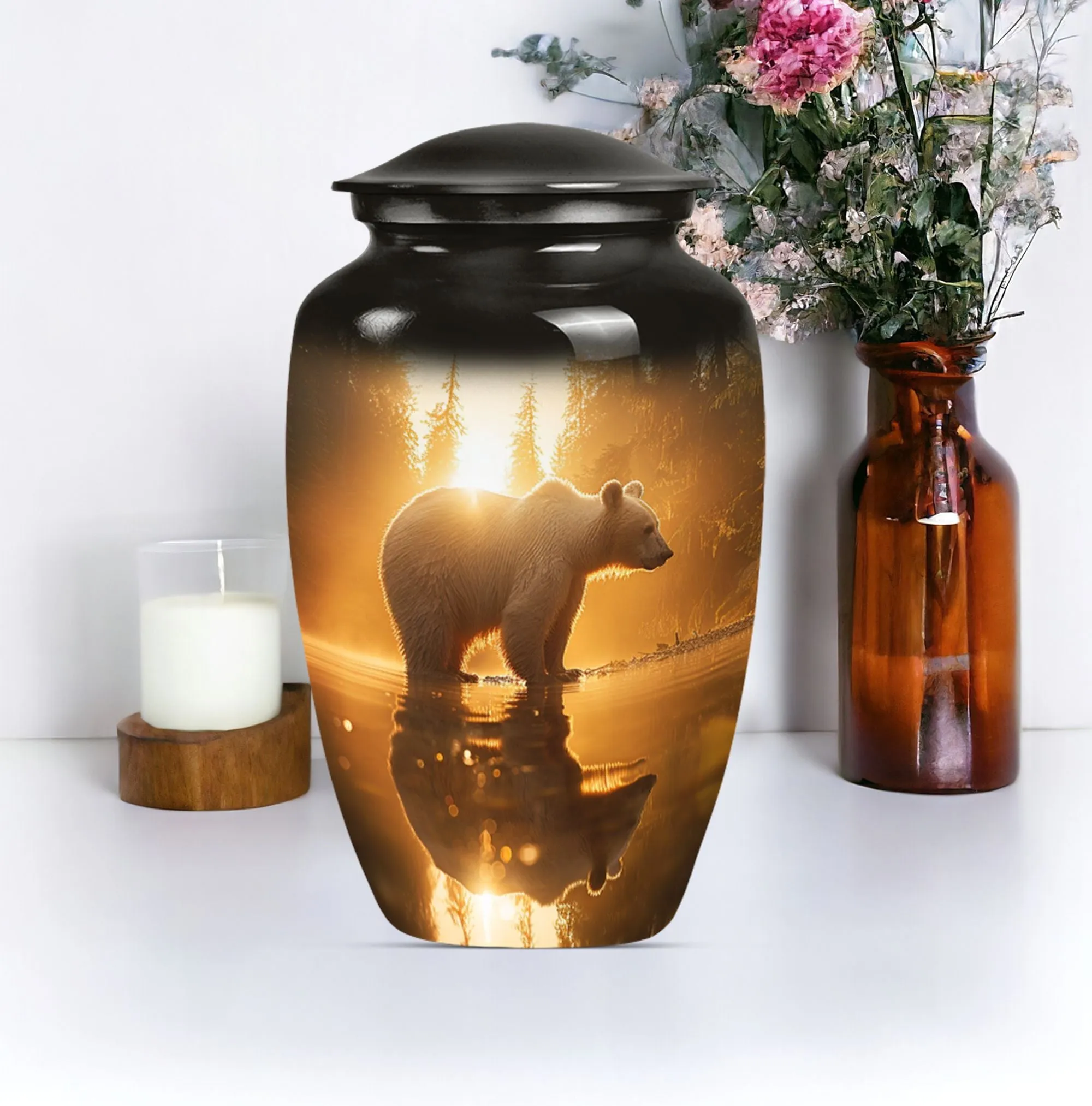 Bear Urn, A Tribute for Departed Souls