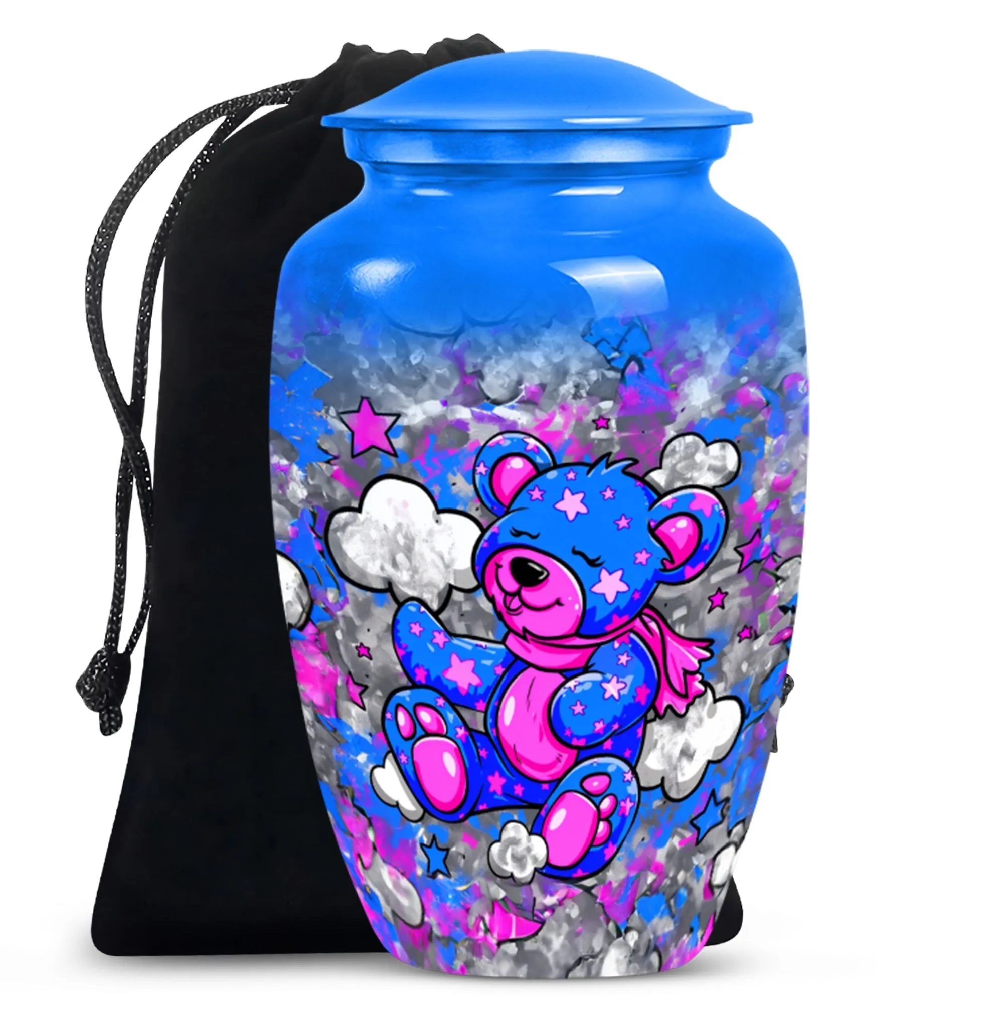 Bear Urn Memorial Elegance: Medium-sized Cremation Paragon