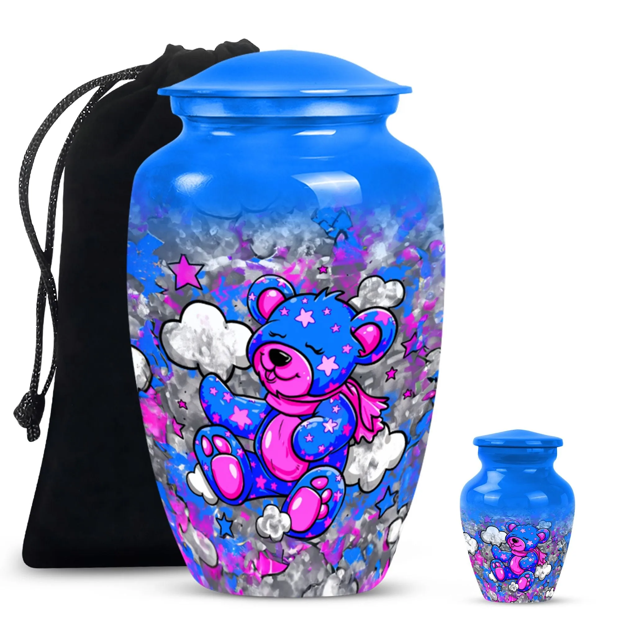 Bear Urn Memorial Elegance: Medium-sized Cremation Paragon