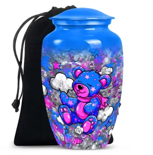 Bear Urn Memorial Elegance: Medium-sized Cremation Paragon