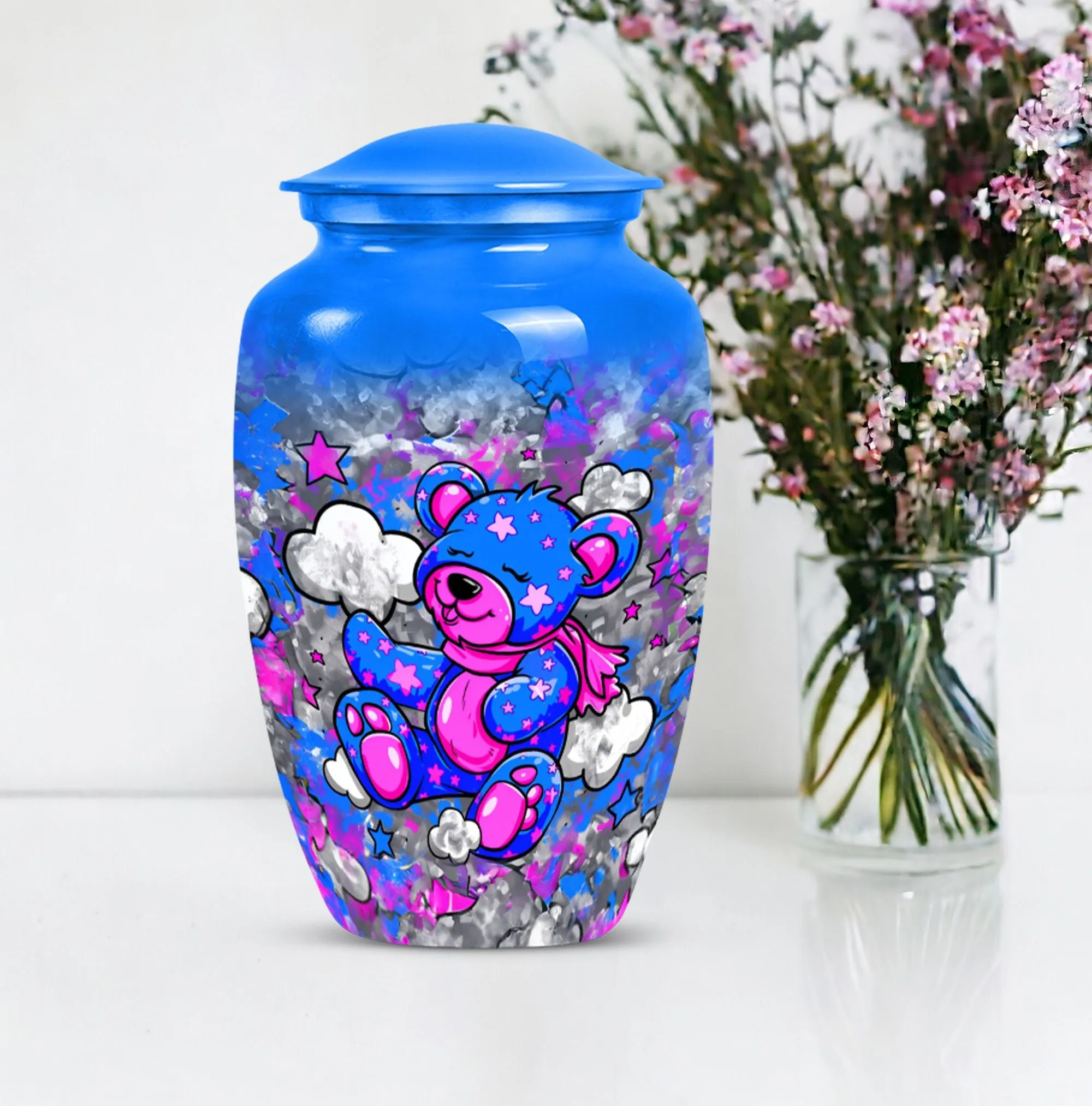 Bear Urn Memorial Elegance: Medium-sized Cremation Paragon