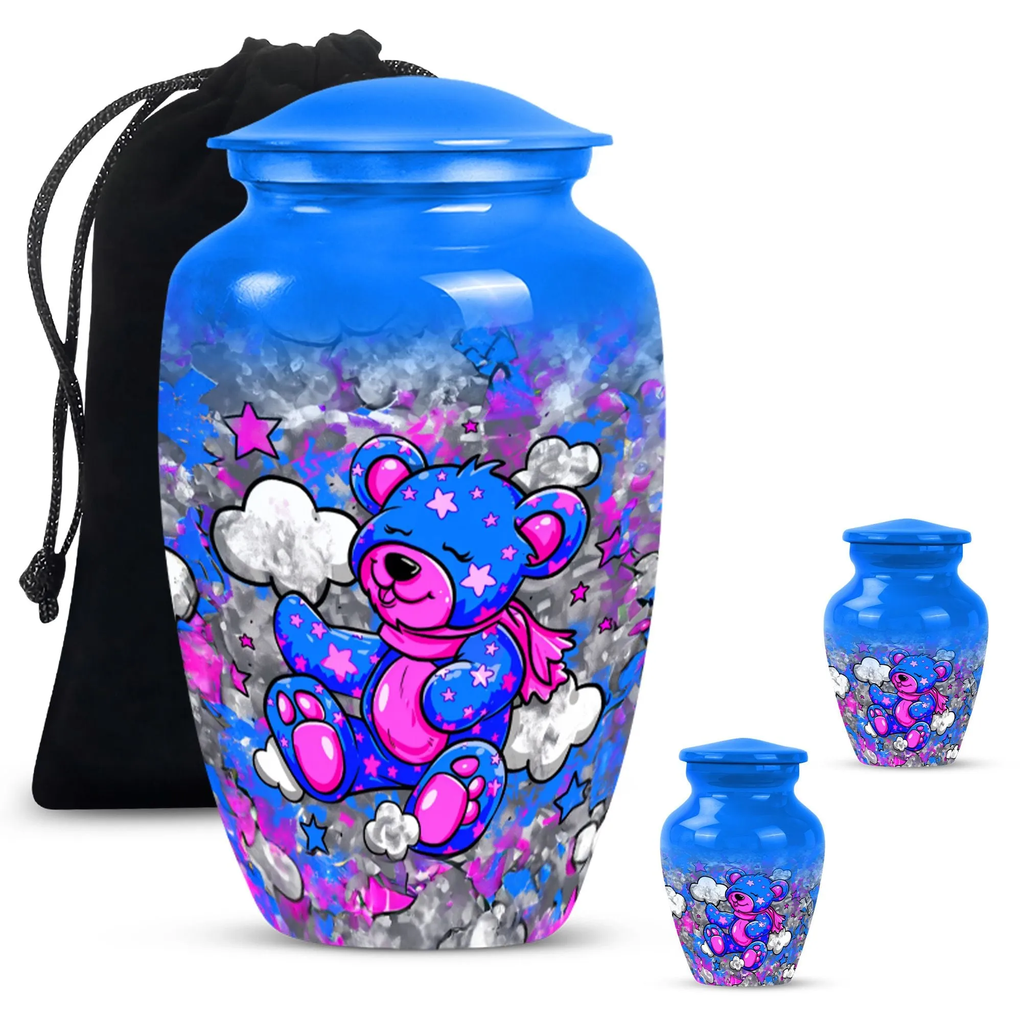Bear Urn Memorial Elegance: Medium-sized Cremation Paragon