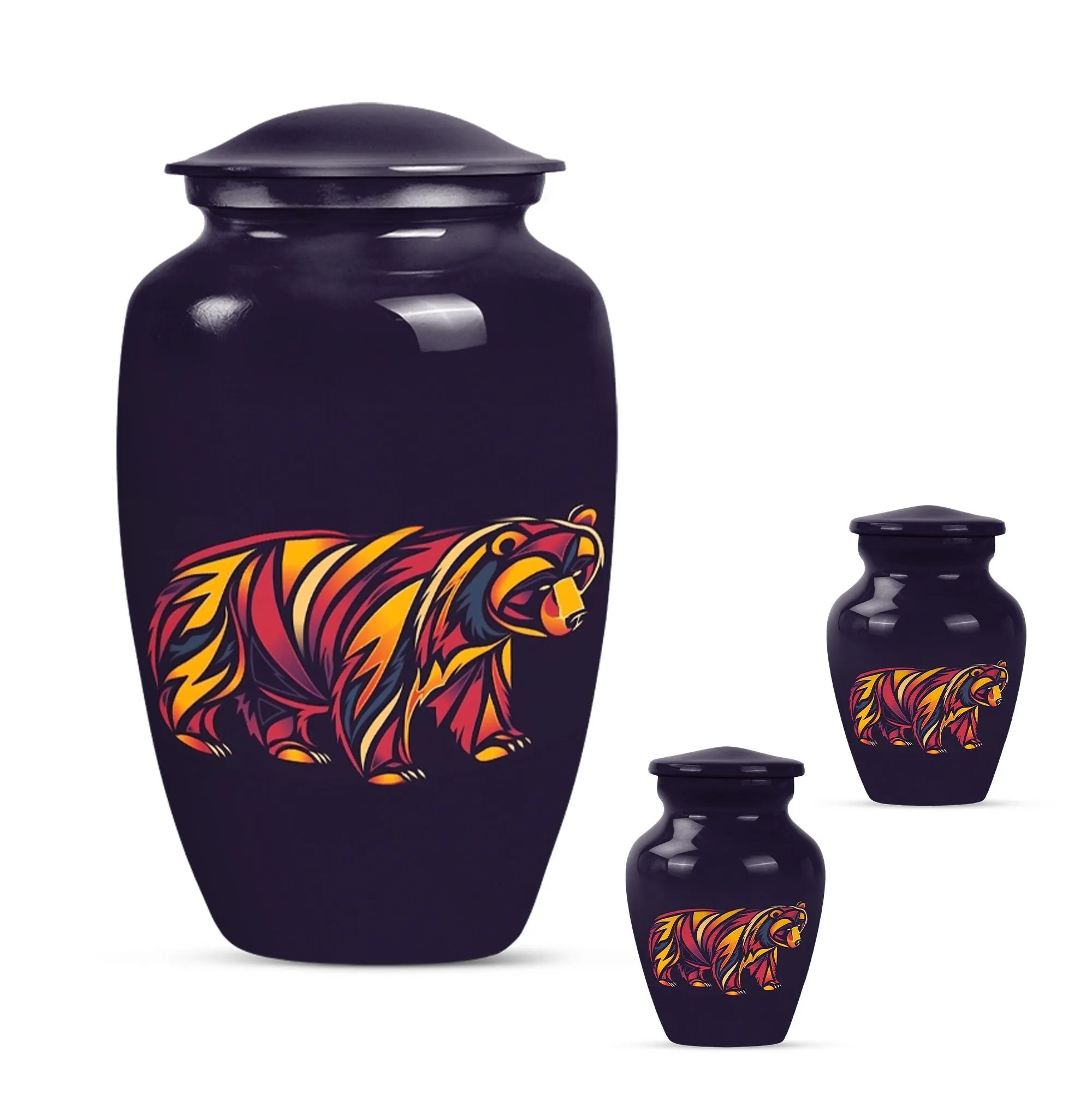 Bear Urn Radiance, Unyielding Medium Outstanding Cremation Vessel