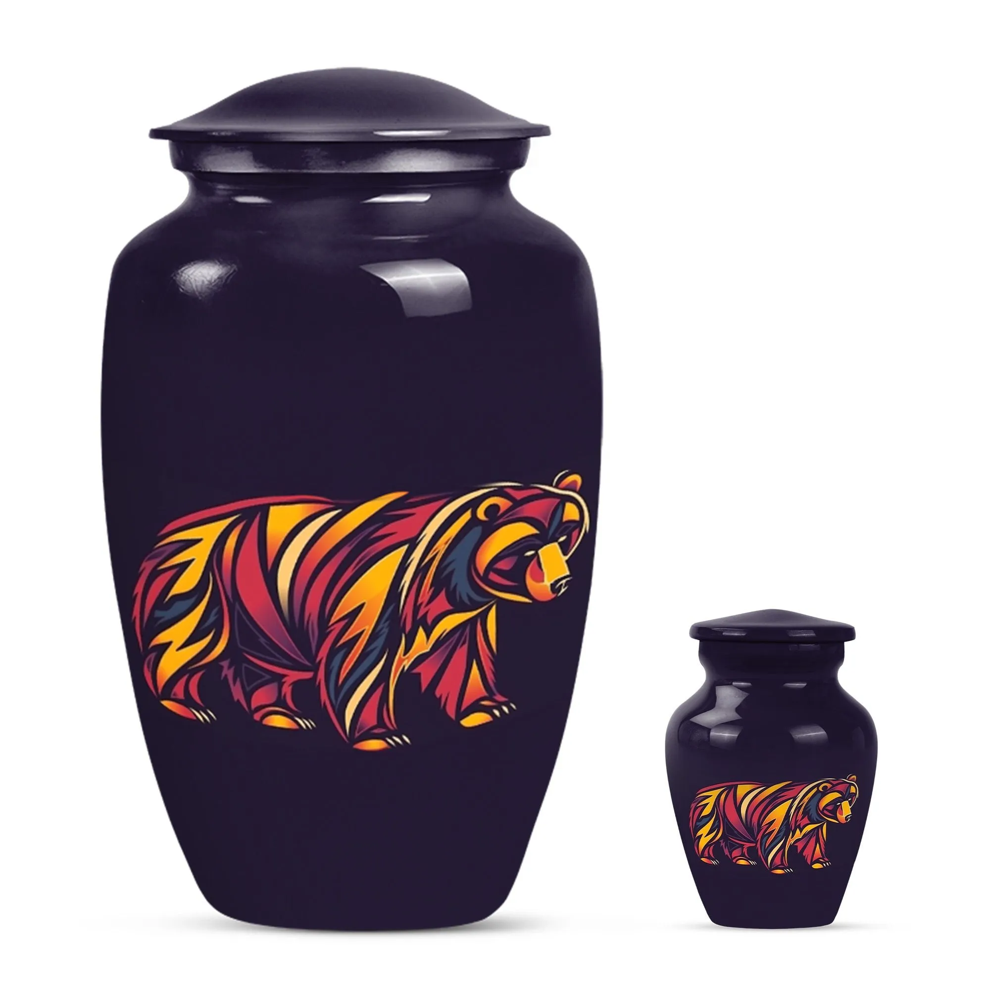 Bear Urn Radiance, Unyielding Medium Outstanding Cremation Vessel