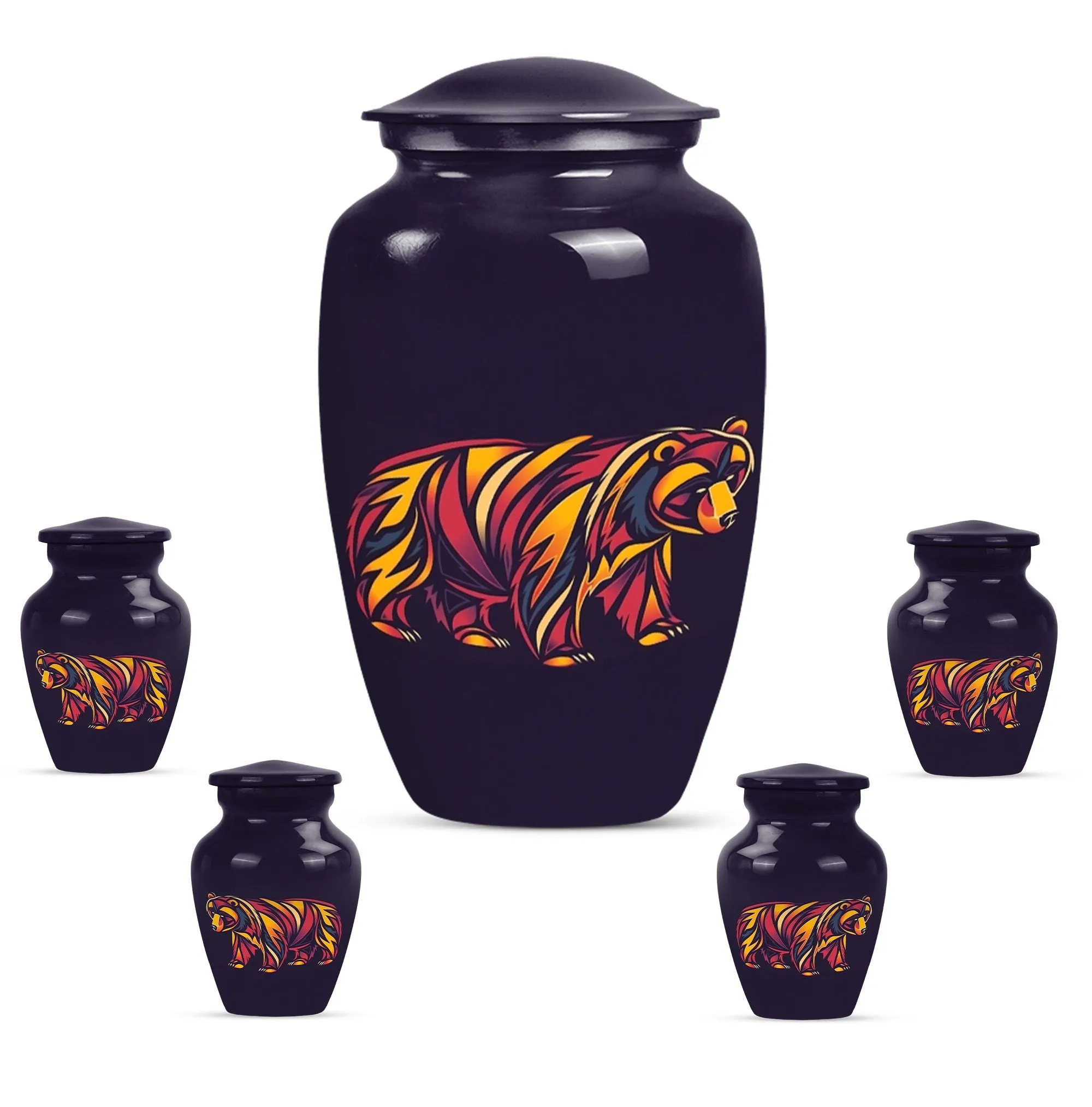 Bear Urn Radiance, Unyielding Medium Outstanding Cremation Vessel