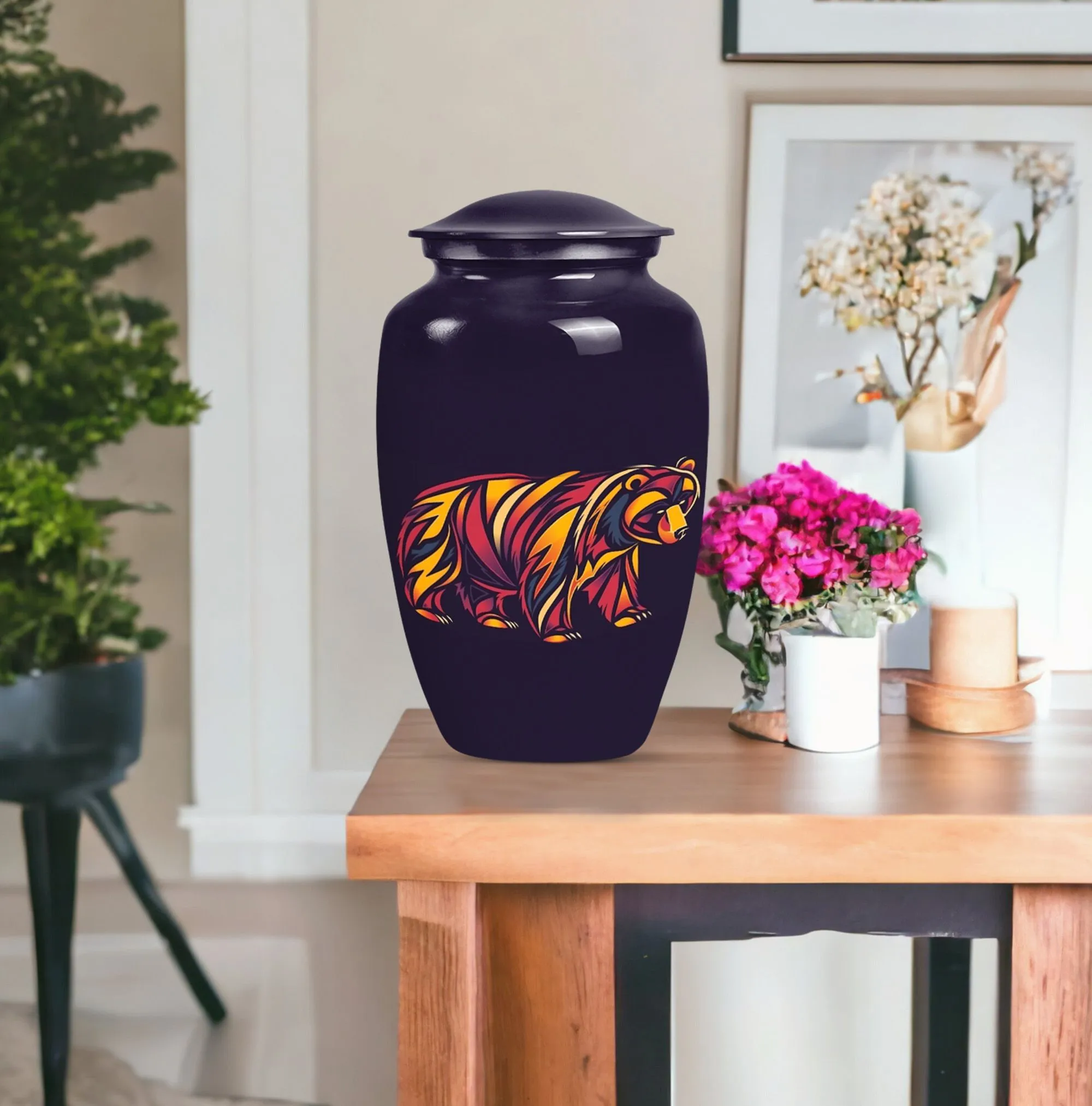 Bear Urn Radiance, Unyielding Medium Outstanding Cremation Vessel