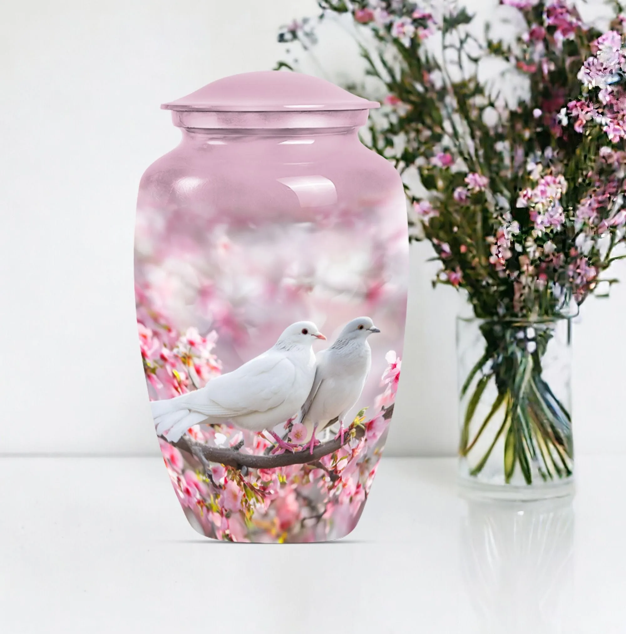 Beautiful Flying Dove Cremation Urn For Storing Mom Ashes