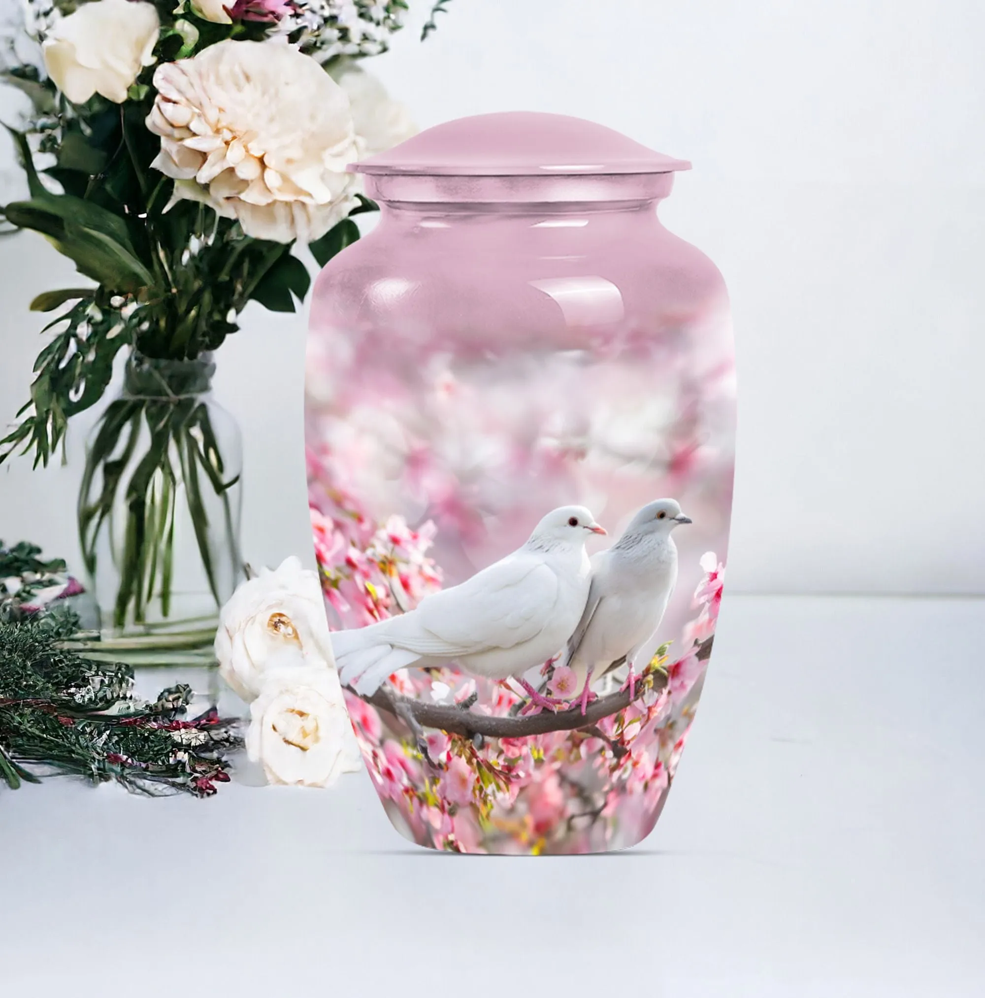 Beautiful Flying Dove Cremation Urn For Storing Mom Ashes