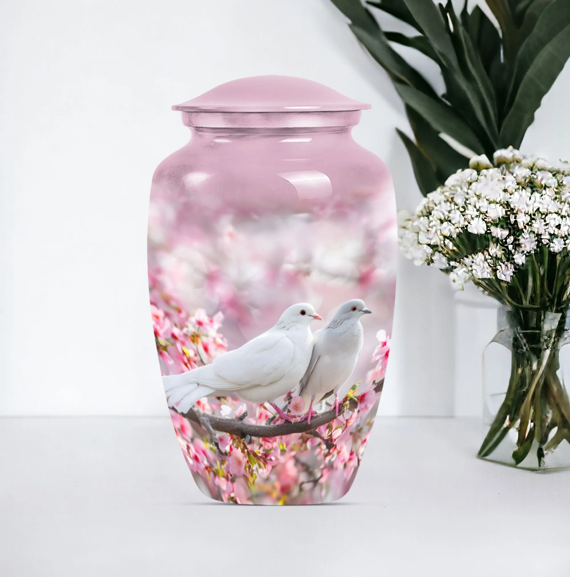 Beautiful Flying Dove Cremation Urn For Storing Mom Ashes