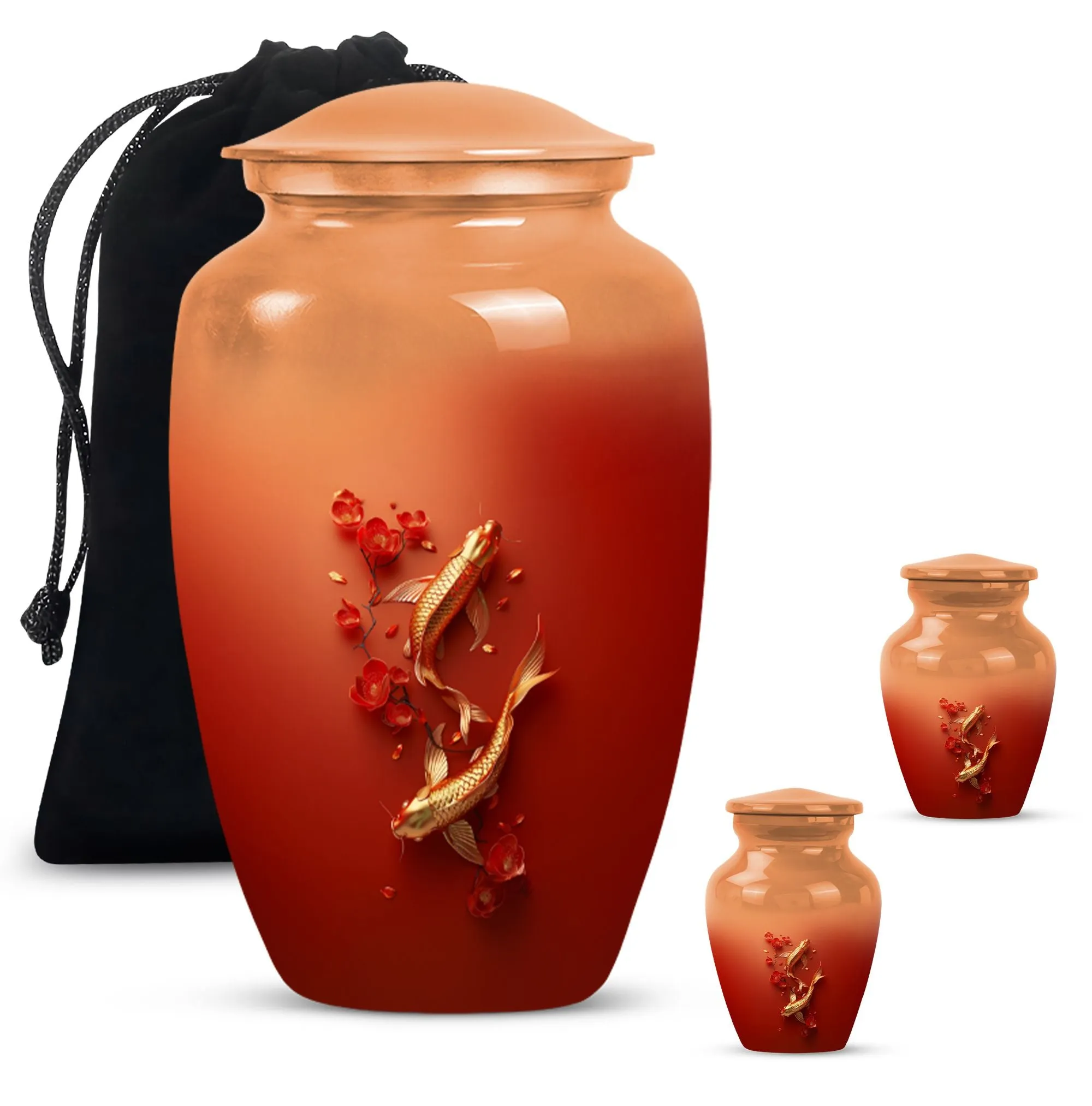 Beautiful Goldfish Cremation Urn for Cherished Memorials