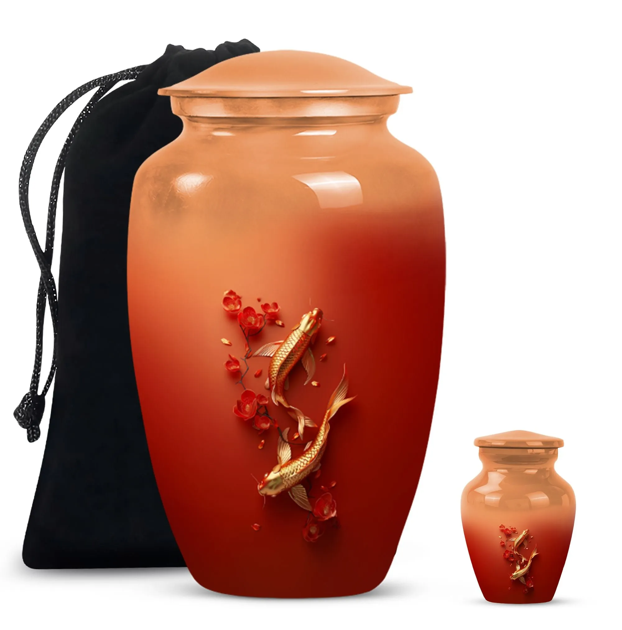 Beautiful Goldfish Cremation Urn for Cherished Memorials