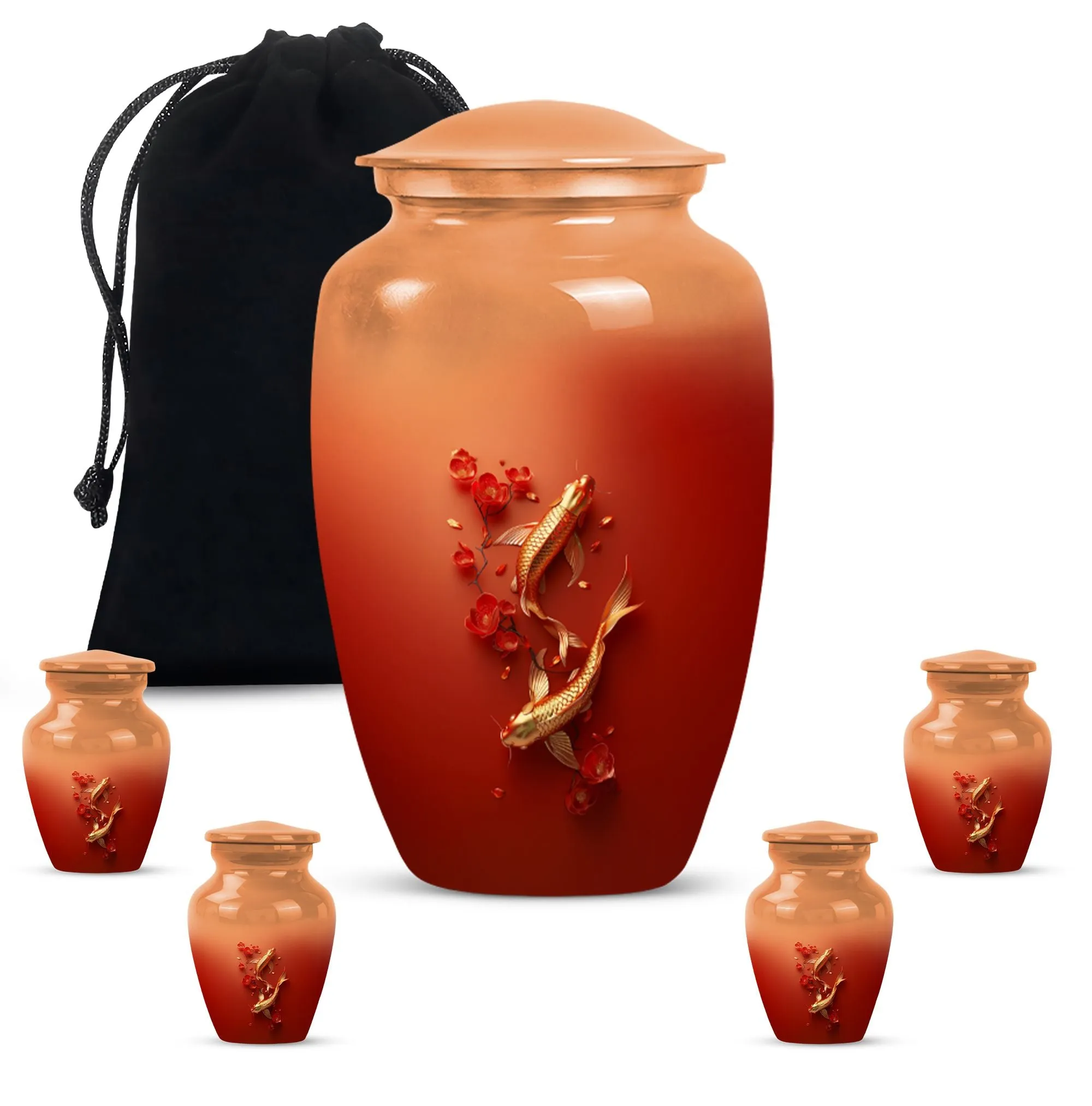 Beautiful Goldfish Cremation Urn for Cherished Memorials