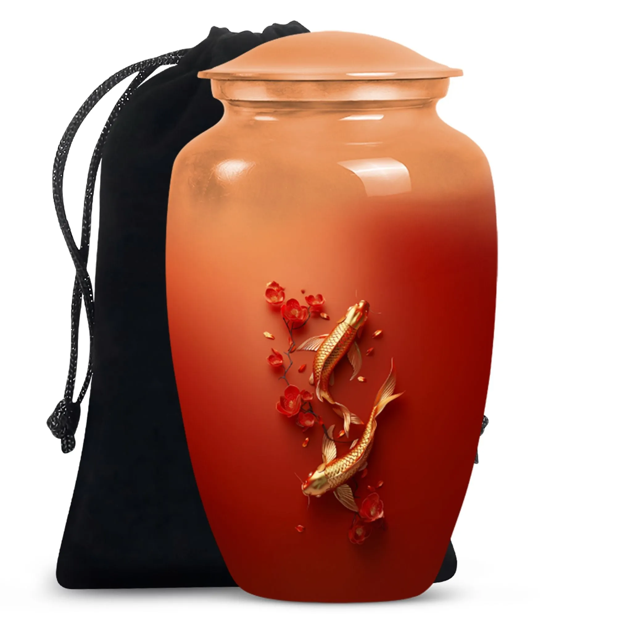 Beautiful Goldfish Cremation Urn for Cherished Memorials