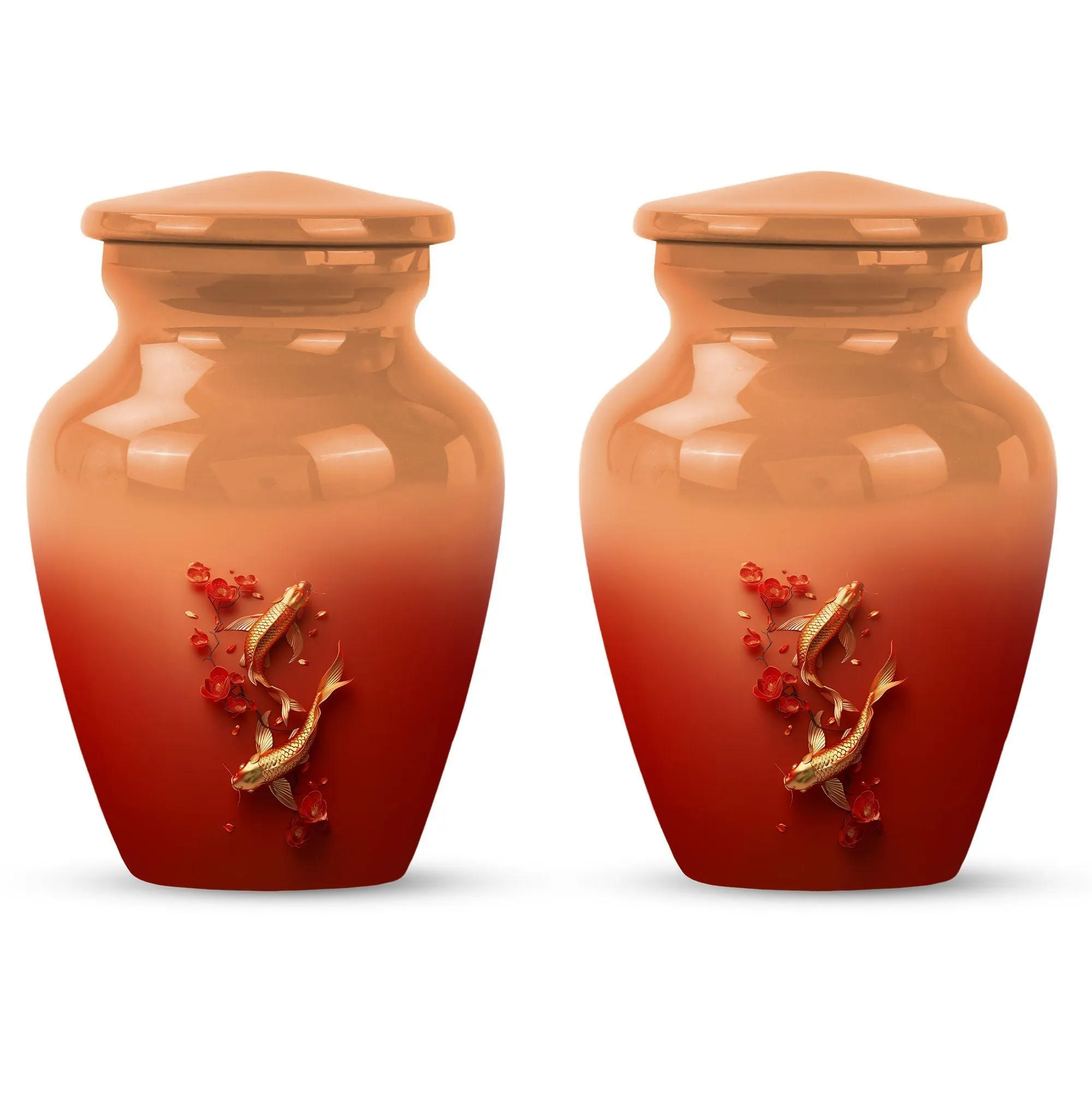 Beautiful Goldfish Cremation Urn for Cherished Memorials